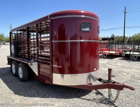 Full Metal Roof, Brush Fenders, Cleated Rubber Floor, 1&quot;x2&quot; Tubing Sides&lt;br&gt; &lt;br&gt; **CALL FOR AVAILABILITY; TRAILER NOT GUARANTEED TO BE IN STOCK.**&lt;br&gt;&lt;br&gt;This GR stock trailer is perfect for all livestock hauling needs. With the cleated rubber floor, there&#39;s no need to worry about the wood rotting out- peace of mind for anyone hauling precious cargo! The brush fenders are ideal for those tight, off road ranch roads. The LED light package will ensure as your traveling down the road that you are fully visable. GR is one of the largest names in stock trailers and it&#39;s easy to see why. Come check it out and see what trailers we may have that will help you with your ag life!&lt;br&gt;&lt;br&gt;(2) 5,200 Lbs. 4&quot; Drop Spring Axles w/ Electric Brakes&lt;br&gt;235/80 Radial 16&quot; Tires - Brush Fenders&lt;br&gt;2-5/16&quot; Bulldog Coupler - (2) 3/8&quot; Safety Latch Hook Safety Chains&lt;br&gt;7,000 Lbs. Side Wind Drop Leg Jack - 6&quot; Channel Fold Back Tongue&lt;br&gt;11 Ga. Sheet Metal with Angle Iron Reinforcement Frame&lt;br&gt;2-1/2&quot;x2-1/2&quot;x1/4&quot; Angle Iron Crossmembers&lt;br&gt;Front 8&#39; 52&quot; High Sides, Rest 20&quot; Solid Above Fender with Tubing&lt;br&gt;Full Metal Top with Round Cap in Front &lt;br&gt;1 Solid Division Gate - Butterfly Rear Gate - Escape Side Door&lt;br&gt;Cleated Rubber Floor&lt;br&gt;LED Stop, Tail, Turn and Clearance Lights - 7-Way Plug&lt;br&gt;Mechanical and/or Chemical Pretreatment for Maximum Paint Adhesion &amp;amp; One Coat of Primer&lt;br&gt;Painted with 2 Coats Automotive Quality Acrylic Enamel Finish&lt;br&gt;&lt;br&gt;**3 Year Mainframe Warranty &amp;amp; 1 Year Warranty on Non-Wear Items**&lt;br&gt;&lt;br&gt;The Advertised Prices Do Not Include:&lt;br&gt;*Licensing&lt;br&gt;*Tax&lt;br&gt;&lt;br&gt;Come In &amp;amp; See Us At:&lt;br&gt;7291 S. Frances Ave.&lt;br&gt;Call Us At: 520-574-1968&lt;br&gt;&lt;br&gt;Visit Us on the Web: www.apctrailers.com&lt;br&gt;&lt;br&gt;Remember we handle all your Trailer Sales, Parts, Service &amp;amp; Repair Needs!!!&lt;br&gt;&lt;br&gt;-We have over 300 trailers in stock for you to choose from&lt;br&gt;-We repair trailers of all types &amp;amp; brands&lt;br&gt;-Over 10,000 sq. ft. of parts&lt;br&gt;-We install parts, weld &amp;amp; customize trailers&lt;br&gt;&lt;br&gt;Please call or stop in today to meet with our family of staff members &amp;amp; get yourself a new trailer!&lt;br&gt;&lt;br&gt;Inventory Viewing Hours:&lt;br&gt;MONDAY: 8:30AM - 4:30PM&lt;br&gt;TUESDAY: 8:30AM - 4:30PM&lt;br&gt;WEDNESDAY: 8:30AM - 4:30PM&lt;br&gt;THURSDAY: 8:30AM - 4:30PM&lt;br&gt;FRIDAY: 8:30AM - 4:30PM&lt;br&gt;SATURDAY:10:00AM - 1:30PM&lt;br&gt;SUNDAY: Closed&lt;br&gt;&lt;br&gt;Keywords: Apc trailers, cargo trailers for sale Tucson, iron bull trailers, trailers for sale Tucson, apc equipment, trailer sales tucon, apc trailers Tucson, car hauler trailer, dump trailer for sale, Tucson trailer sales, dump trailers for sale Tucson, horse trailers for sale Tucson, apc trailer, coffee creek trailers, landscape trailer, buy tilt trailers, tilt trailer dealership, gooseneck trailers near me, tilt cargo trailers for sale, trailer accessories and parts, east Texas trailer dealer, east Texas trailer, trailer parts delco prices, equipment trailers for sale, truckbed, truck beds for sale, flatbed, flatbed truck, flatbed dealer, enclosed trailer for sale, enclosed trailer Tucson, dump trailer, dump trailer for sale, aluma trailer, aluma trailers Tucson, car haulers, car trailers Tucson, stock and horse trailer, CM truck bed, Norstar truck beds, trailer dealership Tucson, rawmaxx trailer, rawmaxx Arizona, rawmaxx Tucson, utility trailer, enclosed trailer supply, used cargo trailers for sale near me, pickup truck beds, atv trailers, cargo trailer parts, motorcycle trailer, wells cargo trailers, haulmark trailers, atv trailers for sale, new trailers for sale, aluma trailer prices, aluma trailers Arizona, aluminum trailers for sale, car haulers for sale, cargo express trailers for sale, CM RD bed, CM TMX bed, CM SK bed, timpte 1020, timpte 720, landscape trailer, pre-owned inventory, top hat utility trailer, bwise trailers, bwise dealership, auto trailers, aluma lite, bear track, primo, big tex, CAM superline, car mate, cargo mate, cargopro, cargo pro trailers, carry on trailer, carry-on trailer, continental cargo, cargo wagon trailer, covered wagon trailers, hh trailer, H&amp;amp;H, diamond c, hilsboro, horizon trailer, iron panther trailers, lamar, load rite, load trail, look trailers, maxxd, http://www.apctrailers.com/--xInventoryDetail?id=13462614