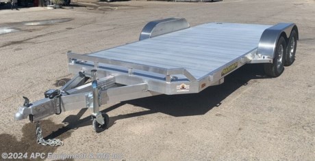 Torsion Axle, 6&#39; Slide Out Ramps, &amp;amp; Removable Fenders!&lt;br&gt; &lt;br&gt; &lt;br&gt;&lt;br&gt;**CALL FOR AVAILABILITY; TRAILER NOT GUARANTEED TO BE IN STOCK**&lt;br&gt;&lt;br&gt;Stay shinny, my friends. This trailer is sure to get you seen either on the highway, off road, or on the track. It features Torsion Axles, 6&#39; Slide Out Ramps, &amp;amp; Removable Fenders! Get on the road to adventure quickly and in style!&lt;br&gt;&lt;br&gt;(2) 3500# Rubber torsion axles - Easy lube hubs&lt;br&gt;Electric brakes, breakaway kit&lt;br&gt;ST205/75R14&quot; LRC Radial tires (1760# cap/tire)&lt;br&gt;Aluminum wheels, 5-4.5 BHP&lt;br&gt;Removable aluminum fenders&lt;br&gt;Extruded aluminum floor&lt;br&gt;Front retaining rail&lt;br&gt;A-Framed aluminum tongue, 48&quot; long w/ 2 5/16&quot; coupler&lt;br&gt;(2) 6&#39; Aluminum ramps w/ storage underneath&lt;br&gt;4) Recessed tie rings, SS 5000#&lt;br&gt;2) Fold-down rear stabilizer jacks&lt;br&gt;Double-wheel swivel tongue jack, 1500# capacity&lt;br&gt;LED Lighting package, safety chains&lt;br&gt;Overall width = 101.5&quot;&lt;br&gt;Overall length = 243&quot;&lt;br&gt;&lt;br&gt;**5 Year Warranty**&lt;br&gt;&lt;br&gt;The Advertised Prices Do Not Include:&lt;br&gt;*Licensing&lt;br&gt;*Tax&lt;br&gt;&lt;br&gt;Come In &amp;amp; See Us At:&lt;br&gt;7291 S. Frances Ave.&lt;br&gt;Call Us At: 520-574-1968&lt;br&gt;&lt;br&gt;Visit Us on the Web: www.apctrailers.com&lt;br&gt;&lt;br&gt;Remember we handle all your Trailer Sales, Parts, Service &amp;amp; Repair Needs!!!&lt;br&gt;&lt;br&gt;-We have over 300 trailers in stock for you to choose from&lt;br&gt;-We repair trailers of all types &amp;amp; brands&lt;br&gt;-Over 10,000 sq. ft. of parts&lt;br&gt;-We install parts, weld &amp;amp; customize trailers&lt;br&gt;&lt;br&gt;Please call or stop in today to meet with our family of staff members &amp;amp; get yourself a new trailer! www.apctrailers.com&lt;br&gt;&lt;br&gt;Inventory Viewing Hours:&lt;br&gt;MONDAY: 8:30AM - 4:30PM&lt;br&gt;TUESDAY: 8:30AM - 4:30PM&lt;br&gt;WEDNESDAY: 8:30AM - 4:30PM&lt;br&gt;THURSDAY: 8:30AM - 4:30PM&lt;br&gt;FRIDAY: 8:30AM - 4:30PM&lt;br&gt;SATURDAY:10:00AM - 1:30PM&lt;br&gt;SUNDAY: Closed&lt;br&gt;&lt;br&gt;Keywords: Apc trailers, cargo trailers for sale Tucson, iron bull trailers, trailers for sale Tucson, apc equipment, trailer sales tucon, apc trailers Tucson, car hauler trailer, dump trailer for sale, Tucson trailer sales, dump trailers for sale Tucson, horse trailers for sale Tucson, apc trailer, coffee creek trailers, landscape trailer, buy tilt trailers, tilt trailer dealership, gooseneck trailers near me, tilt cargo trailers for sale, trailer accessories and parts, east Texas trailer dealer, east Texas trailer, trailer parts delco prices, equipment trailers for sale, truckbed, truck beds for sale, flatbed, flatbed truck, flatbed dealer, enclosed trailer for sale, enclosed trailer Tucson, dump trailer, dump trailer for sale, aluma trailer, aluma trailers Tucson, car haulers, car trailers Tucson, stock and horse trailer, CM truck bed, Norstar truck beds, trailer dealership Tucson, rawmaxx trailer, rawmaxx Arizona, rawmaxx Tucson, utility trailer, enclosed trailer supply, used cargo trailers for sale near me, pickup truck beds, atv trailers, cargo trailer parts, motorcycle trailer, wells cargo trailers, haulmark trailers, atv trailers for sale, new trailers for sale, aluma trailer prices, aluma trailers Arizona, aluminum trailers for sale, car haulers for sale, cargo express trailers for sale, CM RD bed, CM TMX bed, CM SK bed, timpte 1020, timpte 720, landscape trailer, pre-owned inventory, top hat utility trailer, bwise trailers, bwise dealership, auto trailers, aluma lite, bear track, primo, big tex, CAM superline, car mate, cargo mate, cargopro, cargo pro trailers, carry on trailer, carry-on trailer, continental cargo, cargo wagon trailer, covered wagon trailers, hh trailer, H&amp;amp;H, diamond c, hilsboro, horizon trailer, iron panther trailers, lamar, load rite, load trail, look trailers, maxxd, gr trailers, gr bumpers, mirage trailers, pace American trailers, pj trailers, stealth trailers, alcom, zieman trailer, aluminum car hauler, aluminum tilt, aluminum utility, atv trailer, utv trailer, car hauler, car hauler covered, car hauler enclosed, deck over, enclosed car trailer, enclosed cargo, enclosed motorcycle, equipment hauler, equipment trailer, roll off dump, roll off bin, roll off dumpster, rdx, trailer financing, trailer rent to own, trailer RTO, trailer lease to own, Sheffield financial, s http://www.apctrailers.com/--xInventoryDetail?id=10821111