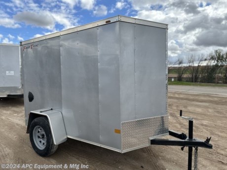5&#39;6&quot; Interior Height and aluminum exterior!&lt;br&gt; &lt;br&gt; **CALL FOR AVAILABILITY; TRAILER NOT GUARANTEED TO BE IN STOCK**&lt;br&gt;&lt;br&gt;This S/A 5x8 FastTrac DLX trailer features an interior height of 5&#39;6&quot;, sidewall vents. The FastTrac brings a whole new level of value to the light-duty recreational cargo trailer market. A balanced combination of versatility &amp;amp; affordability, the FastTrac delivers on all fronts. From its unpretentious styling to its uncompromising dependability, only Wells Cargo could pack so much value into an entry-level trailer.&lt;br&gt;&lt;br&gt;ATP Nose Trim&lt;br&gt;Rear door height 5&#39;&lt;br&gt;5000lb Floor D rings with welded plates&lt;br&gt;Flat Top/V-Nose - 16&quot; Stoneguard&lt;br&gt;(1) 3,500lb Spring Axle - No Brake - 2,990 GVWR&lt;br&gt;2&quot; 5,000lb Coupler - Safety Chains&lt;br&gt;2&quot;x3&quot; Mainframe Tube - Crossmembers 16&quot; OC&lt;br&gt;5&#39;6&quot; Interior Height - Rear Door Height 72&quot;&lt;br&gt;2,000lb Top Wind Tongue Jack&lt;br&gt;(2) ST205/75R15&quot; Radial Tires - Spare Not Included&lt;br&gt;Rear Ramp Door - 32&quot;x72&quot; Side Door&lt;br&gt;3/4&quot; PlexCore Flooring - 3/8&quot; PlexCore Sidewalls&lt;br&gt;(4) 5,000lb Square D-rings&lt;br&gt;One Piece Aluminum Roof - .024 Exterior Metal&lt;br&gt;Smooth Aluminum Fenders - Side Wall Vents&lt;br&gt;&lt;br&gt;**1 Year Warranty**&lt;br&gt;&lt;br&gt;The Advertised Prices Do Not Include:&lt;br&gt;*Licensing&lt;br&gt;*Tax&lt;br&gt;&lt;br&gt;Come In &amp;amp; See Us At:&lt;br&gt;7291 S. Frances Ave.&lt;br&gt;Call Us At: 520-574-1968&lt;br&gt;&lt;br&gt;Visit Us on the Web: www.apctrailers.com&lt;br&gt;&lt;br&gt;Remember we handle all your Trailer Sales, Parts, Service &amp;amp; Repair Needs!!!&lt;br&gt;&lt;br&gt;-We have over 300 trailers in stock for you to choose from&lt;br&gt;-We repair trailers of all types &amp;amp; brands&lt;br&gt;-Over 10,000 sq. ft. of parts&lt;br&gt;-We install parts, weld &amp;amp; customize trailers&lt;br&gt;&lt;br&gt;Please call or stop in today to meet with our family of staff members &amp;amp; get yourself a new trailer!&lt;br&gt;&lt;br&gt;Inventory Viewing Hours:&lt;br&gt;MONDAY: 8:30AM - 4:30PM&lt;br&gt;TUESDAY: 8:30AM - 4:30PM&lt;br&gt;WEDNESDAY: 8:30AM - 4:30PM&lt;br&gt;THURSDAY: 8:30AM - 4:30PM&lt;br&gt;FRIDAY: 8:30AM - 4:30PM&lt;br&gt;SATURDAY:10:00AM - 1:30PM&lt;br&gt;SUNDAY: Closed&lt;br&gt;&lt;br&gt;Keywords: Apc trailers, cargo trailers for sale Tucson, iron bull trailers, trailers for sale Tucson, apc equipment, trailer sales tucon, apc trailers Tucson, car hauler trailer, dump trailer for sale, Tucson trailer sales, dump trailers for sale Tucson, horse trailers for sale Tucson, apc trailer, coffee creek trailers, landscape trailer, buy tilt trailers, tilt trailer dealership, gooseneck trailers near me, tilt cargo trailers for sale, trailer accessories and parts, east Texas trailer dealer, east Texas trailer, trailer parts delco prices, equipment trailers for sale, truckbed, truck beds for sale, flatbed, flatbed truck, flatbed dealer, enclosed trailer for sale, enclosed trailer Tucson, dump trailer, dump trailer for sale, aluma trailer, aluma trailers Tucson, car haulers, car trailers Tucson, stock and horse trailer, CM truck bed, Norstar truck beds, trailer dealership Tucson, rawmaxx trailer, rawmaxx Arizona, rawmaxx Tucson, utility trailer, enclosed trailer supply, used cargo trailers for sale near me, pickup truck beds, atv trailers, cargo trailer parts, motorcycle trailer, wells cargo trailers, haulmark trailers, atv trailers for sale, new trailers for sale, aluma trailer prices, aluma trailers Arizona, aluminum trailers for sale, car haulers for sale, cargo express trailers for sale, CM RD bed, CM TMX bed, CM SK bed, timpte 1020, timpte 720, landscape trailer, pre-owned inventory, top hat utility trailer, bwise trailers, bwise dealership, auto trailers, aluma lite, bear track, primo, big tex, CAM superline, car mate, cargo mate, cargopro, cargo pro trailers, carry on trailer, carry-on trailer, continental cargo, cargo wagon trailer, covered wagon trailers, hh trailer, H&amp;amp;H, diamond c, hilsboro, horizon trailer, iron panther trailers, lamar, load rite, load trail, look trailers, maxxd, gr trailers, gr bumpers, mirage trailers, pace American trailers, pj trailers, stealth trailers, alcom, zieman trailer, aluminum car hauler, aluminum tilt, aluminum utility, atv trailer, utv trailer, car hauler, car hauler covered, car hauler enclosed, deck over, enclosed car trailer, enclosed cargo, enclosed moto http://www.apctrailers.com/--xInventoryDetail?id=15195893