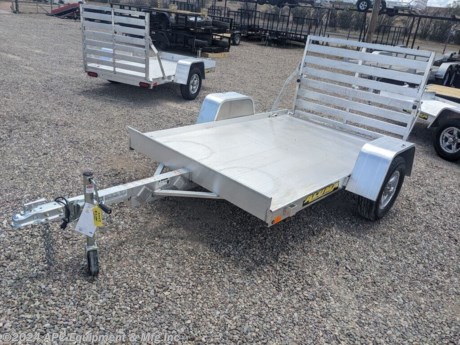 Bi-fold gate, 2,000lb Torsion Axle &amp;amp; Aluminum Wheels!&lt;br&gt; &lt;br&gt; **CALL FOR AVAILABILITY; TRAILER NOT GUARANTEED TO BE IN STOCK**&lt;br&gt;&lt;br&gt;This Aluma S/A 63x8 utility trailer has the ability to carry anything w/ wheels or that can be pushed up a ramp. Outside of that, this utility trailer can handle virtually anything within its weight limits. This Aluma features a Bi-fold gate, stake pockets, 2,000lb torsion axle, (4) tie loops &amp;amp; all aluminum wheels.&lt;br&gt;&lt;br&gt;2,000lb Torsion Axle- No Brakes&lt;br&gt;ST175/80 Radial 13&quot; Tires&lt;br&gt;Aluminum Wheels&lt;br&gt;Aluminum Fenders&lt;br&gt;Extruded Aluminum Floor&lt;br&gt;6&quot; Front Retaining Bumper&lt;br&gt;A-Frame Aluminum Tongue- 48&quot; Long&lt;br&gt;2&quot; Coupler&lt;br&gt;(4) Stake Pockets&lt;br&gt;(4) Tie Loops&lt;br&gt;Swivel Tongue Jack- 800lb Capacity&lt;br&gt;LED Lighting&lt;br&gt;Aluminum Tailgate- 59.25&quot;x39&quot;&lt;br&gt;Overall Width: 84.5&quot;&lt;br&gt;Overall Length: 145&quot;&lt;br&gt;&lt;br&gt;**5 Year Warranty**&lt;br&gt;&lt;br&gt;The Advertised Prices Do Not Include:&lt;br&gt;*Licensing&lt;br&gt;*Tax&lt;br&gt;&lt;br&gt;Come In &amp;amp; See Us At:&lt;br&gt;7291 S. Frances Ave.&lt;br&gt;Call Us At: 520-574-1968&lt;br&gt;&lt;br&gt;Visit Us on the Web: www.apctrailers.com&lt;br&gt;&lt;br&gt;Remember we handle all your Trailer Sales, Parts, Service &amp;amp; Repair Needs!!!&lt;br&gt;&lt;br&gt;-We have over 300 trailers in stock for you to choose from&lt;br&gt;-We repair trailers of all types &amp;amp; brands&lt;br&gt;-Over 10,000 sq. ft. of parts&lt;br&gt;-We install parts, weld &amp;amp; customize trailers&lt;br&gt;&lt;br&gt;Please call or stop in today to meet with our family of staff members and get yourself a new trailer!&lt;br&gt;&lt;br&gt;Inventory Viewing Hours:&lt;br&gt;MONDAY: 8:30AM - 4:30PM&lt;br&gt;TUESDAY: 8:30AM - 4:30PM&lt;br&gt;WEDNESDAY: 8:30AM - 4:30PM&lt;br&gt;THURSDAY: 8:30AM - 4:30PM&lt;br&gt;FRIDAY: 8:30AM - 4:30PM&lt;br&gt;SATURDAY:10:00AM - 1:30PM&lt;br&gt;SUNDAY: Closed&lt;br&gt;&lt;br&gt;Keywords: Apc trailers, cargo trailers for sale Tucson, iron bull trailers, trailers for sale Tucson, apc equipment, trailer sales Tucson, apc trailers Tucson, car hauler trailer, dump trailer for sale, Tucson trailer sales, dump trailers for sale Tucson, horse trailers for sale Tucson, apc trailer, coffee creek trailers, landscape trailer, buy tilt trailers, tilt trailer dealership, gooseneck trailers near me, tilt cargo trailers for sale, trailer accessories and parts, east Texas trailer dealer, east Texas trailer, trailer parts delco prices, equipment trailers for sale, truckbed, truck beds for sale, flatbed, flatbed truck, flatbed dealer, enclosed trailer for sale, enclosed trailer Tucson, dump trailer, dump trailer for sale, aluma trailer, aluma trailers Tucson, car haulers, car trailers Tucson, stock and horse trailer, CM truck bed, Norstar truck beds, trailer dealership Tucson, rawmaxx trailer, rawmaxx Arizona, rawmaxx Tucson, utility trailer, enclosed trailer supply, used cargo trailers for sale near me, pickup truck beds, atv trailers, cargo trailer parts, motorcycle trailer, wells cargo trailers, haulmark trailers, atv trailers for sale, new trailers for sale, aluma trailer prices, aluma trailers Arizona, aluminum trailers for sale, car haulers for sale, cargo express trailers for sale, CM RD bed, CM TMX bed, CM SK bed, timpte 1020, timpte 720, landscape trailer, pre-owned inventory, top hat utility trailer, bwise trailers, bwise dealership, auto trailers, aluma lite, bear track, primo, big tex, CAM superline, car mate, cargo mate, cargopro, cargo pro trailers, carry on trailer, carry-on trailer, continental cargo, cargo wagon trailer, covered wagon trailers, hh trailer, H&amp;amp;H, diamond c, hilsboro, horizon trailer, iron panther trailers, lamar, load rite, load trail, look trailers, maxxd, gr trailers, gr bumpers, mirage trailers, pace American trailers, pj trailers, stealth trailers, alcom, zieman trailer, aluminum car hauler, aluminum tilt, aluminum utility, atv trailer, utv trailer, car hauler, car hauler covered, car hauler enclosed, deck over, enclosed car trailer, enclosed cargo, enclosed motorcycle, equipment hauler, equipment trailer, roll off dump, roll off bin, roll off dumpster, rdx, trailer financing, trailer rent to own, trailer RTO, trailer lease to own, Sheffield financial, synchrony bank, lendmark financial, c3 rentals, hometown capital, click lease, business financing, trailer tires, trailer axle http://www.apctrailers.com/--xInventoryDetail?id=15433019