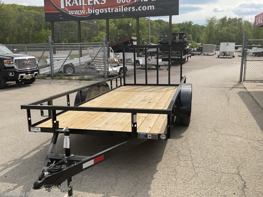 New 2022 Trailerman Trailers 76x16 Tube Top Tandem Axle Utility available in Portage, Wisconsin