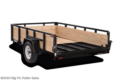TUBE TOP 3-BOARD HIGH SIDE STANDARD FEATURES
15&quot; RADIAL TIRES (205/75R15 LRC(
3,500# AXLE
2K, ZINC PLATED SET BACK JACK
2X2 HEAVY DUTY TUBE TOPE RAIL
TUBE UPRIGHTS
TREAD PLATE FENDERS
SPARE TIRE CARRIERS
5/4 TREATED LUMBER SIDES &amp; FRONT
SEALED LED LIGHTING
4-1/2&quot; D-RINGS
BEAD BLASTED, IRON PHOSPHATE WASHED
POWDER COAT FINISH
FOLD FLAP RAMP GATE  
SPRING ASSISTED REAR RAMP GATE
PRESSURE TREATED 2X6 DECKING
FROTN &amp; REAR BOARD RETAINERS
WIRING ENCLOSED IN TUBULAR STEEL