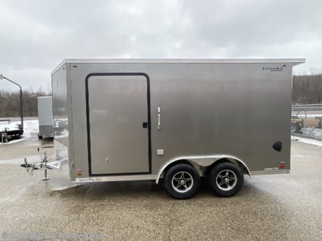 &lt;p&gt;2024 FLAT TOP V-NOSE 8X17FTVTA35 PEWTER G345 KEY +6 HEIGHT 3500# 5 BOLT TORSION BRAKE AXLE ST225/75R15 2 5/16 COUPLER REAR SPOILER WITH TWO 9&quot; LED LOADING LIGHTS W/SWITCH 7 WAY PLUG REAR RAMP WITH STANDARD FLAP 4 D RINGS INSTALLED 4 CORNERS SIDE VENTS 2-8&#39; LED DOME LIGHTS W/12V SWITCH LED TAIL LIGHTS 12V ELECTRICAL INTERIOR MOUNTED JUNCTION BOX 12V 110V PACKAGE: BRONZE&lt;/p&gt;