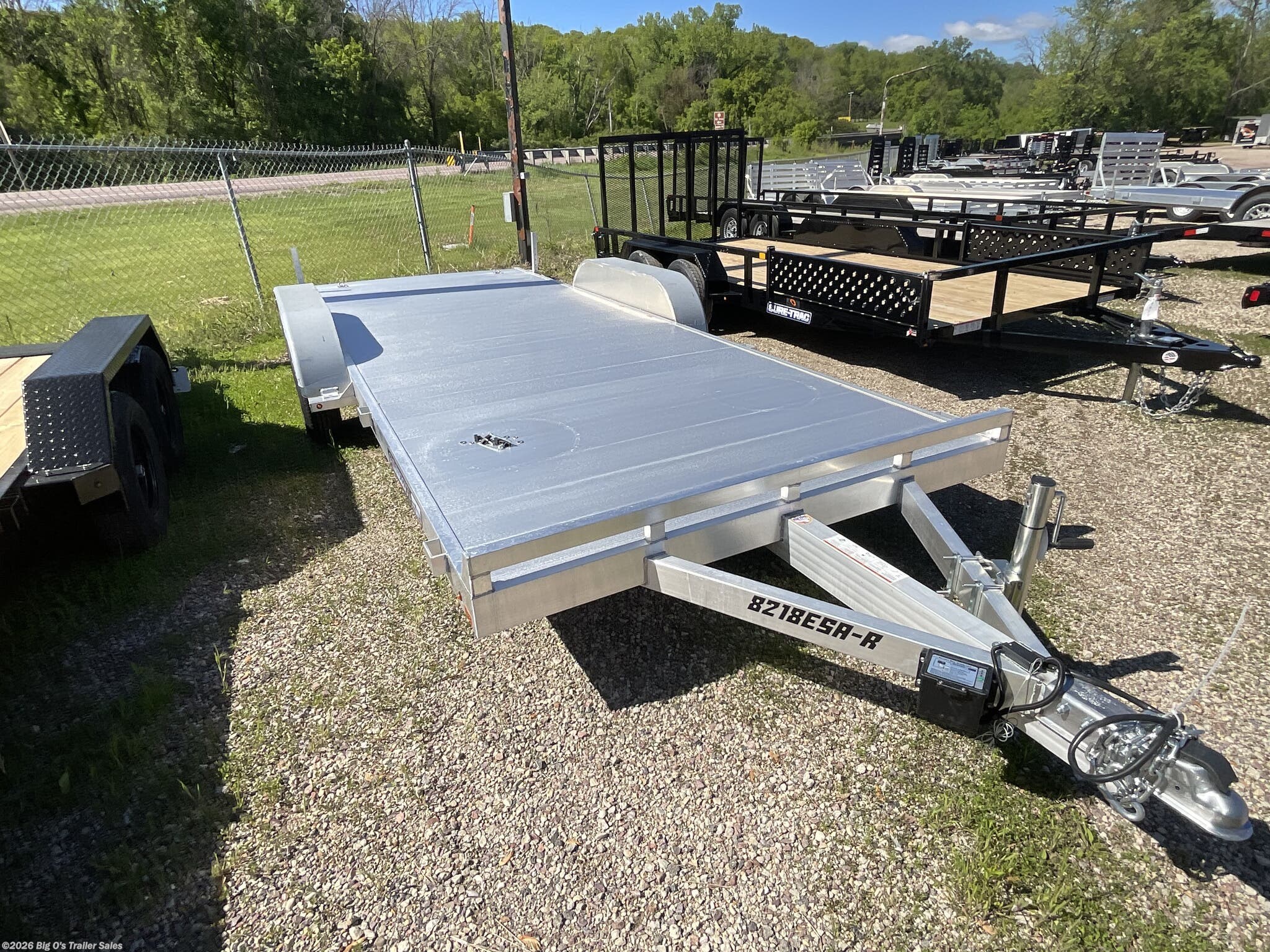 2026 Aluma 8218ESA-TA-EL-R-RTD - New Car Hauler Trailer for sale by Big O's Trailer Sales in Portage, Wisconsin