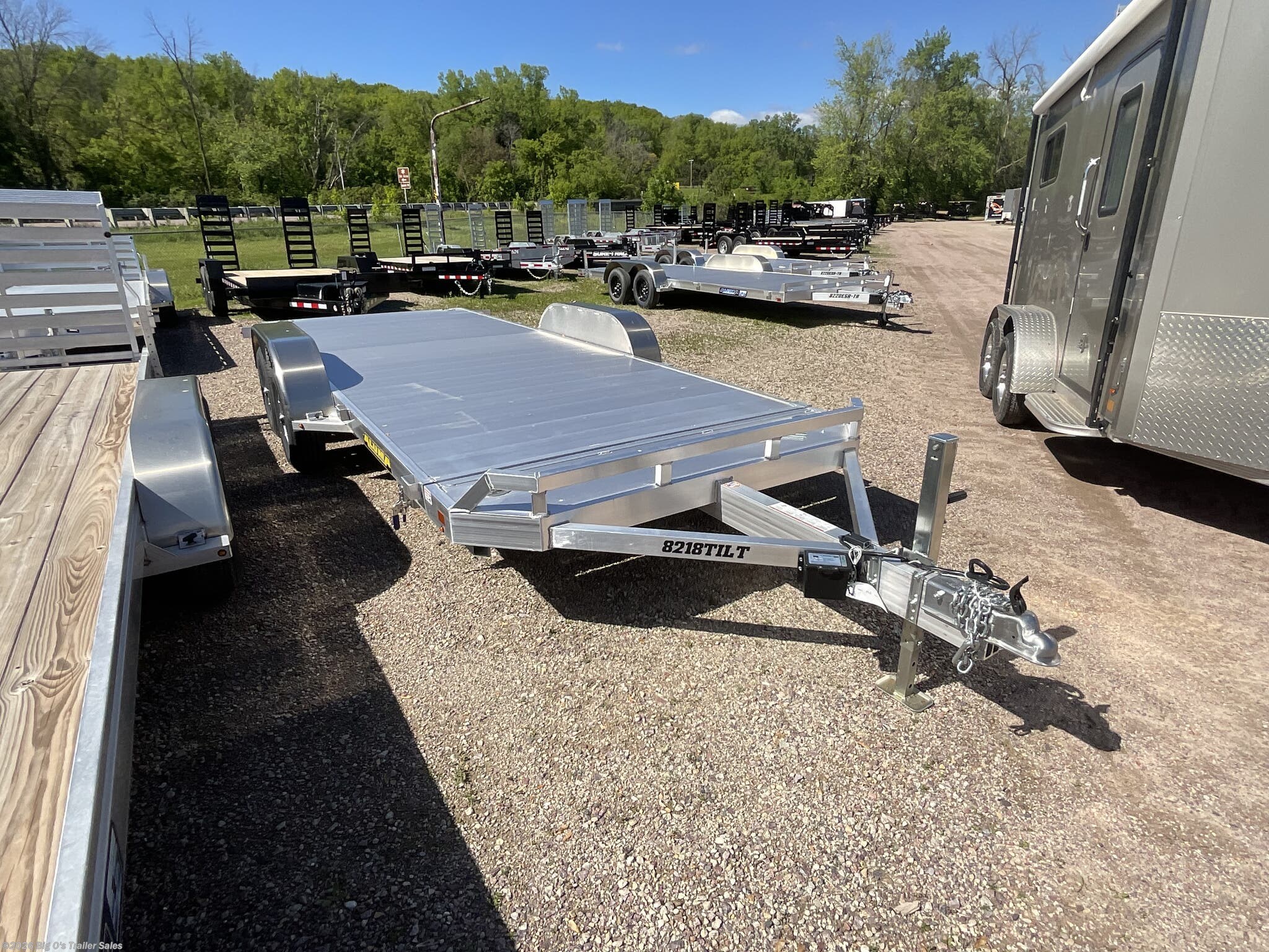 2025 Aluma 8218TILT - New Car Hauler Trailer for sale by Big O's Trailer Sales in Portage, Wisconsin