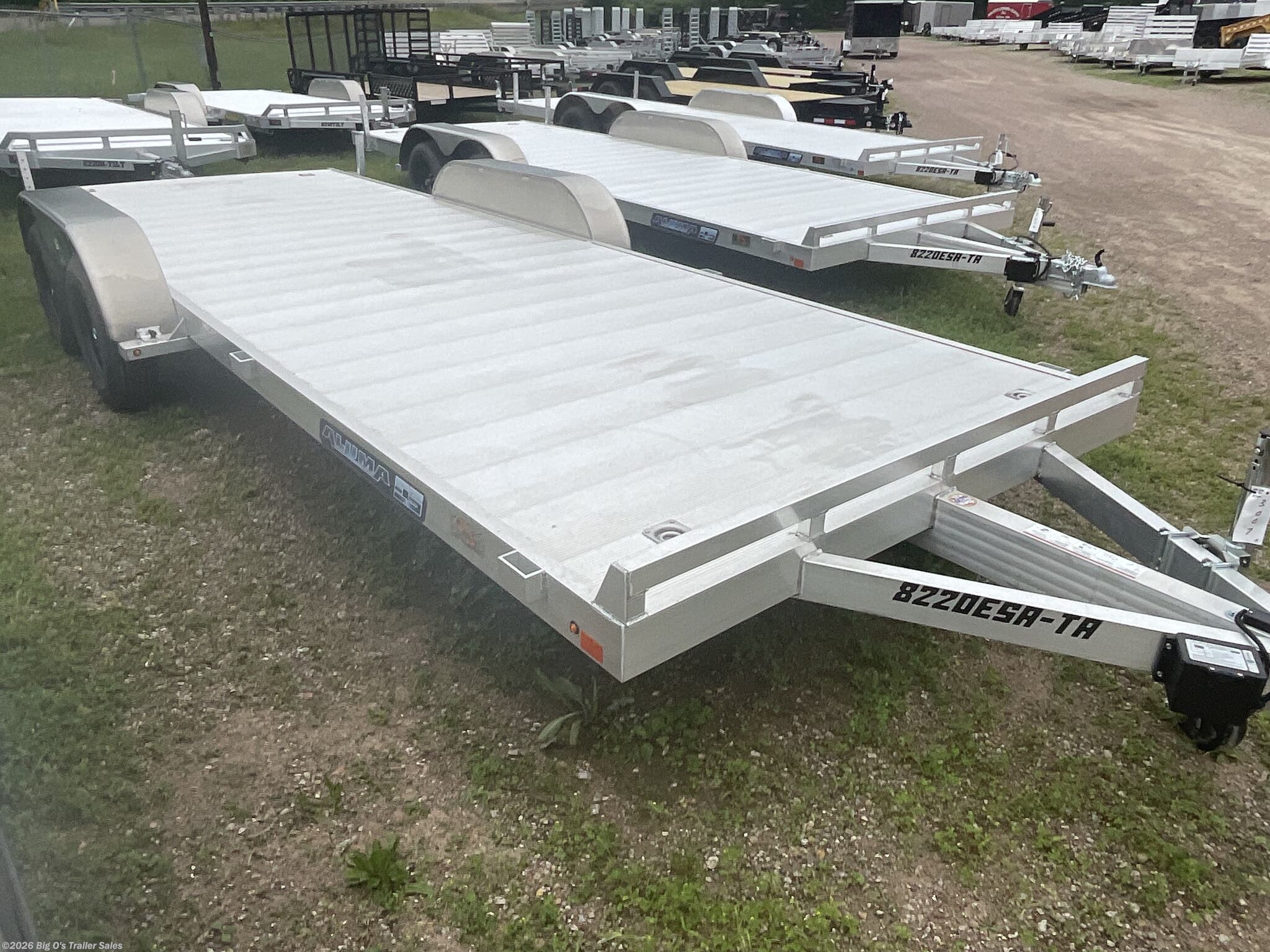 2026 Aluma 8220TA-EL-R-RTD - New Car Hauler Trailer for sale by Big O's Trailer Sales in Portage, Wisconsin