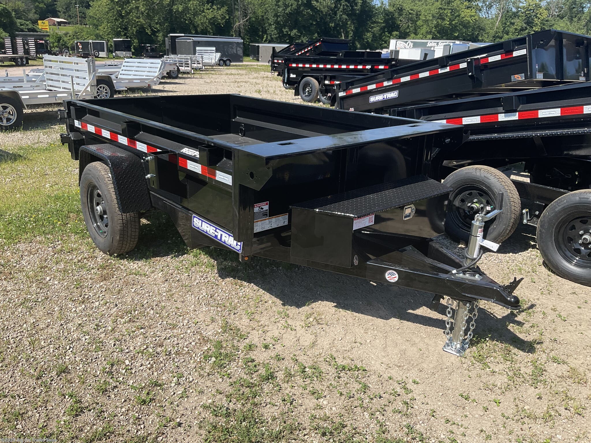 2025 Sure-Trac 5X8 HOMEOWNERS DUMP TRAILER ST6208D-B-