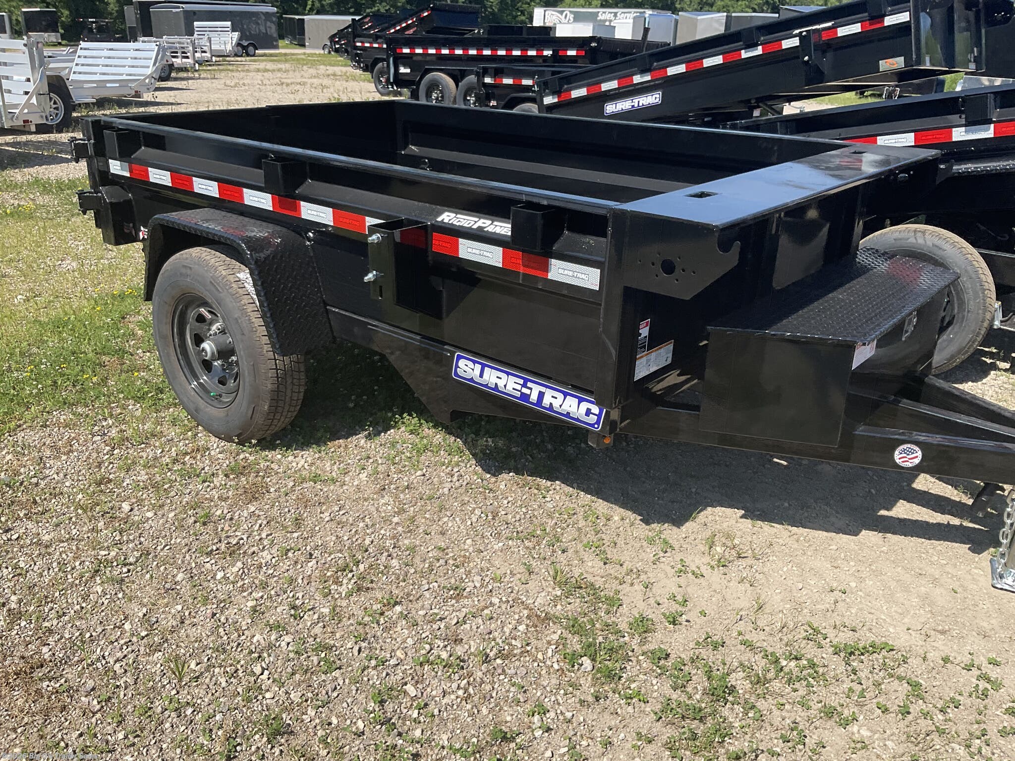 2025 Sure-Trac 5X8 HOMEOWNERS DUMP TRAILER ST6208D-B- - New Dump Trailer for sale by Big O's Trailer Sales in Portage, Wisconsin