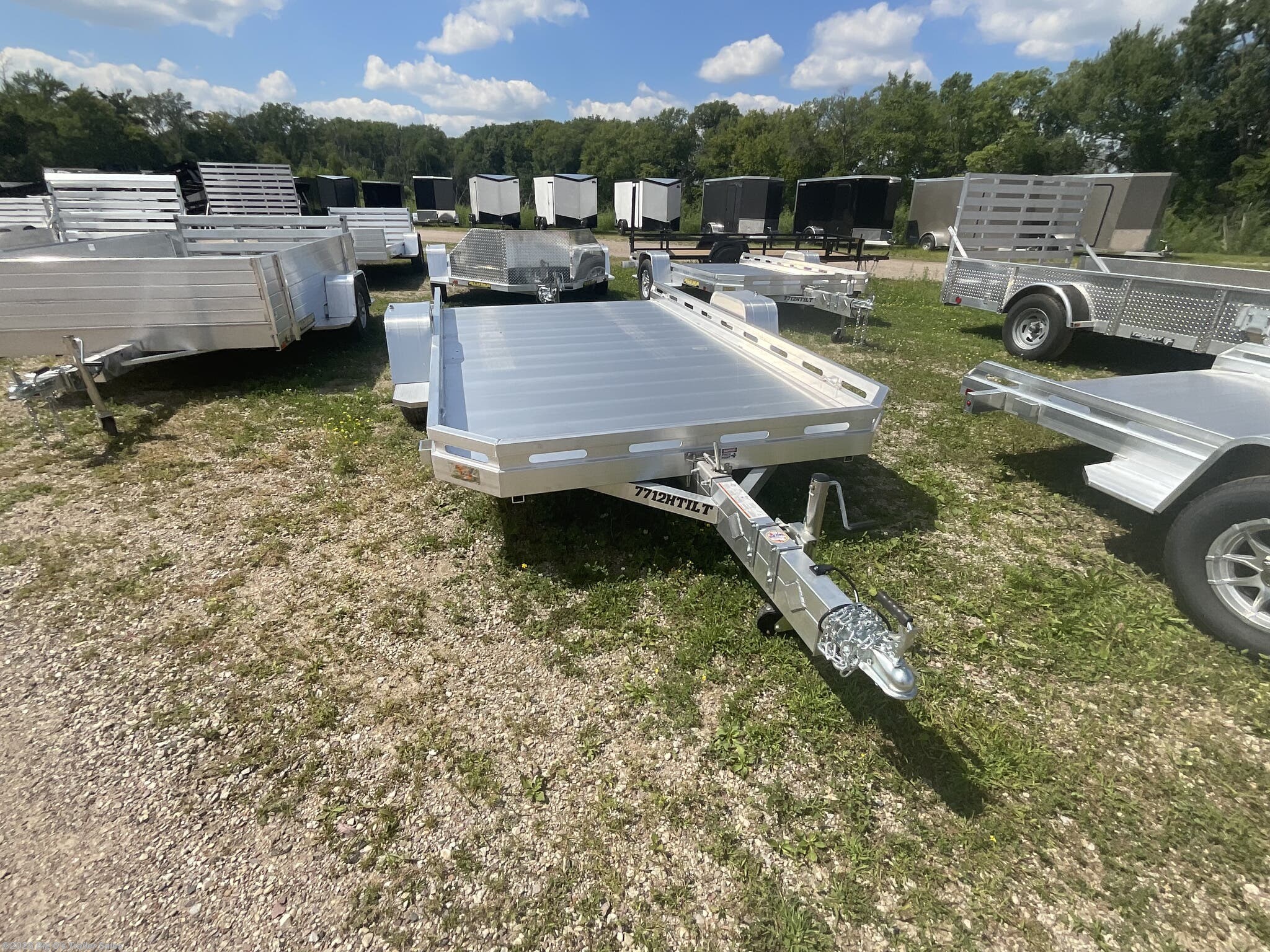 2026 Aluma 7712H-TILT-S - New Utility Trailer for sale by Big O's Trailer Sales in Portage, Wisconsin