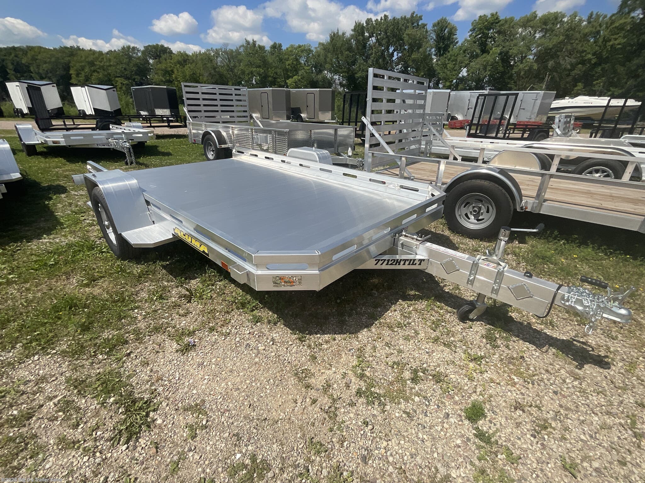 2026 Aluma 7712 TILT-S - New Utility Trailer for sale by Big O's Trailer Sales in Portage, Wisconsin