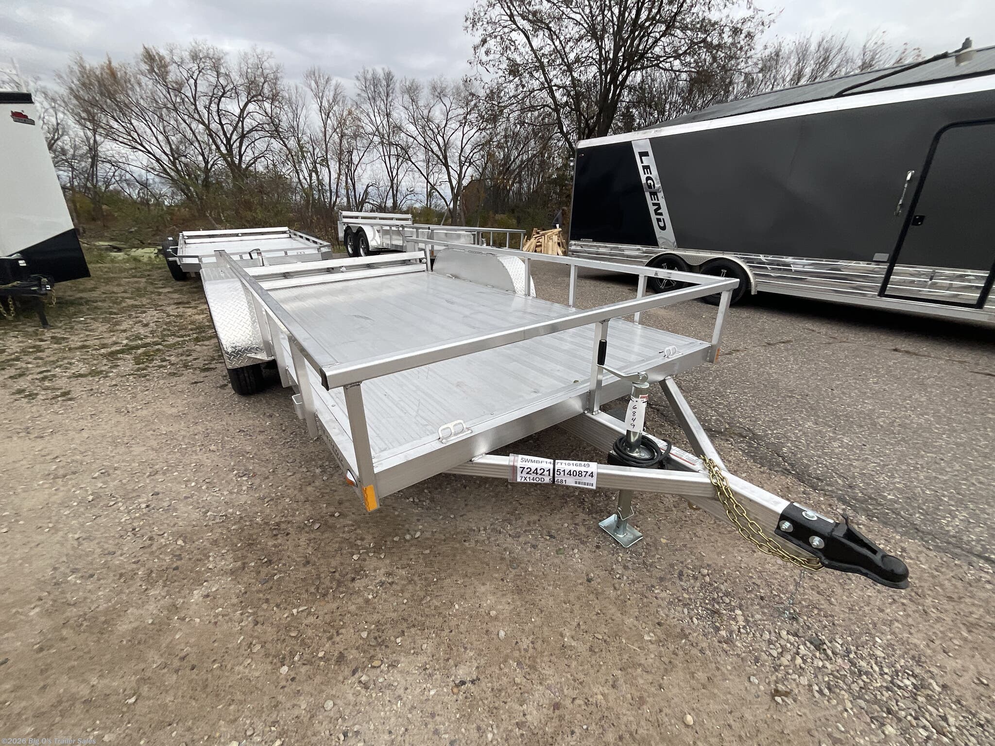 2026 Legend Trailers 7X14ODTA35 - New Utility Trailer for sale by Big O's Trailer Sales in Portage, Wisconsin