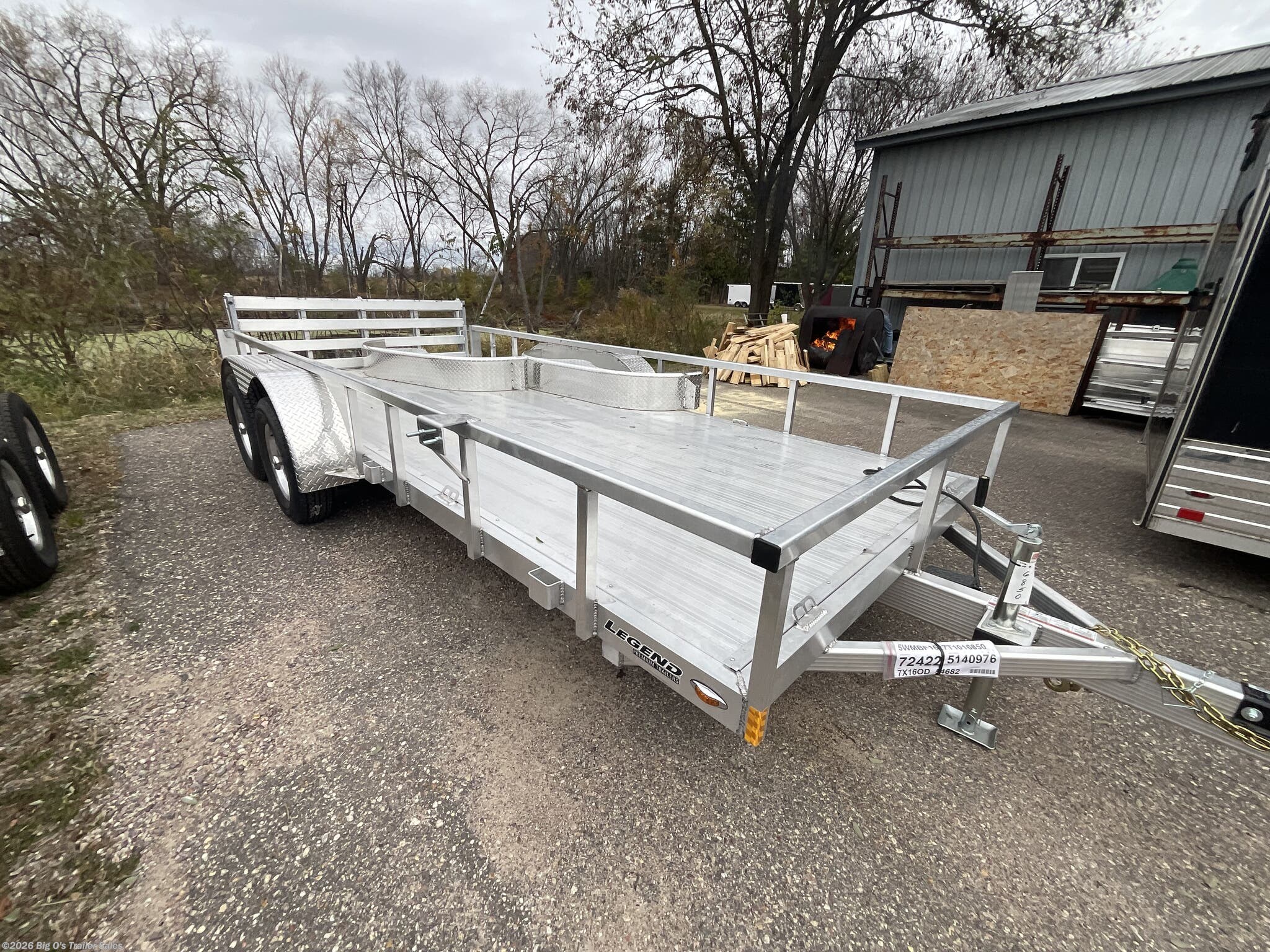 2026 Legend Trailers 7X16ODTA35 - New Utility Trailer for sale by Big O's Trailer Sales in Portage, Wisconsin