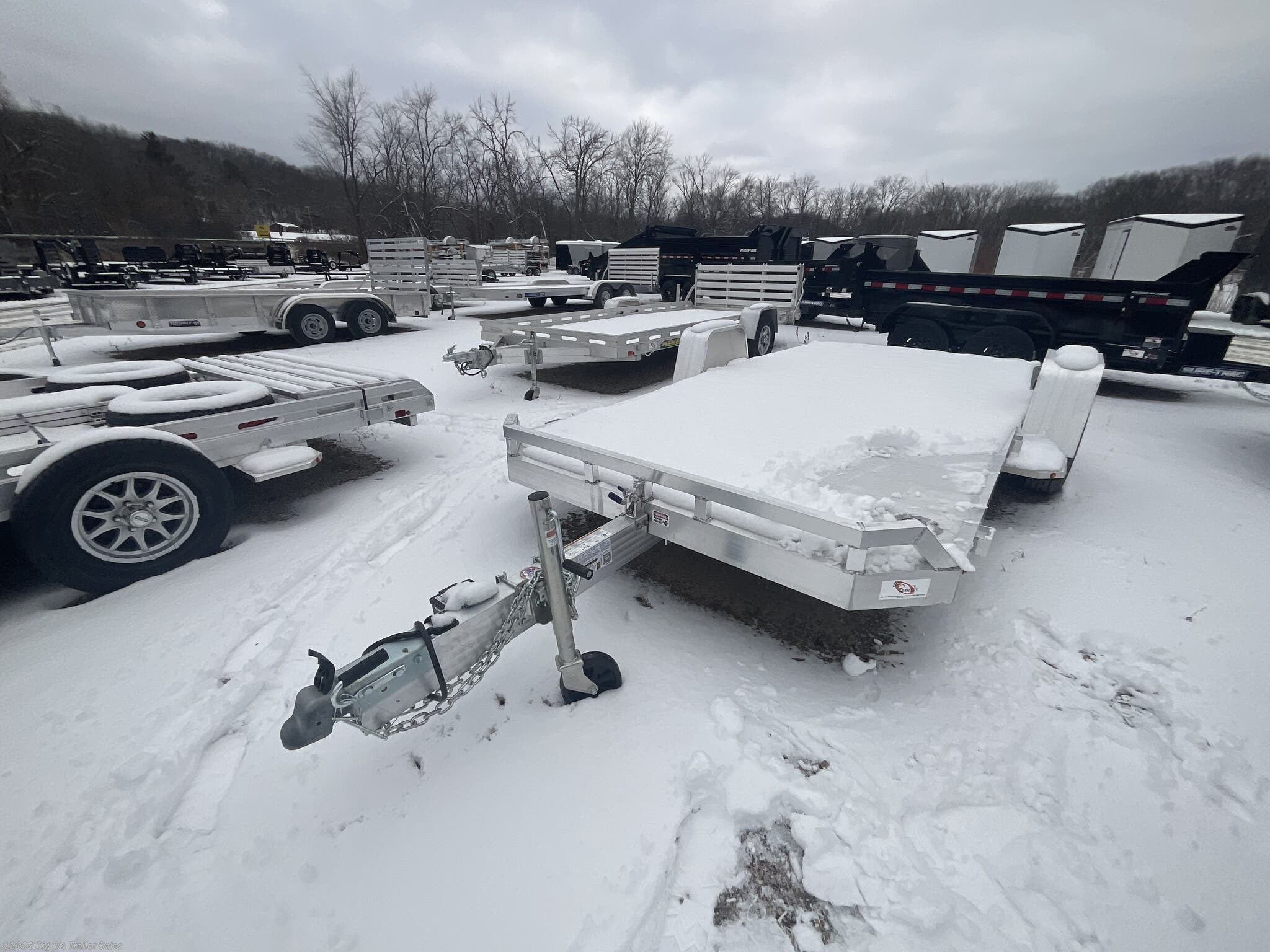 2027 Aluma 8214HS-TILT-EL-RTD - New Utility Trailer for sale by Big O's Trailer Sales in Portage, Wisconsin