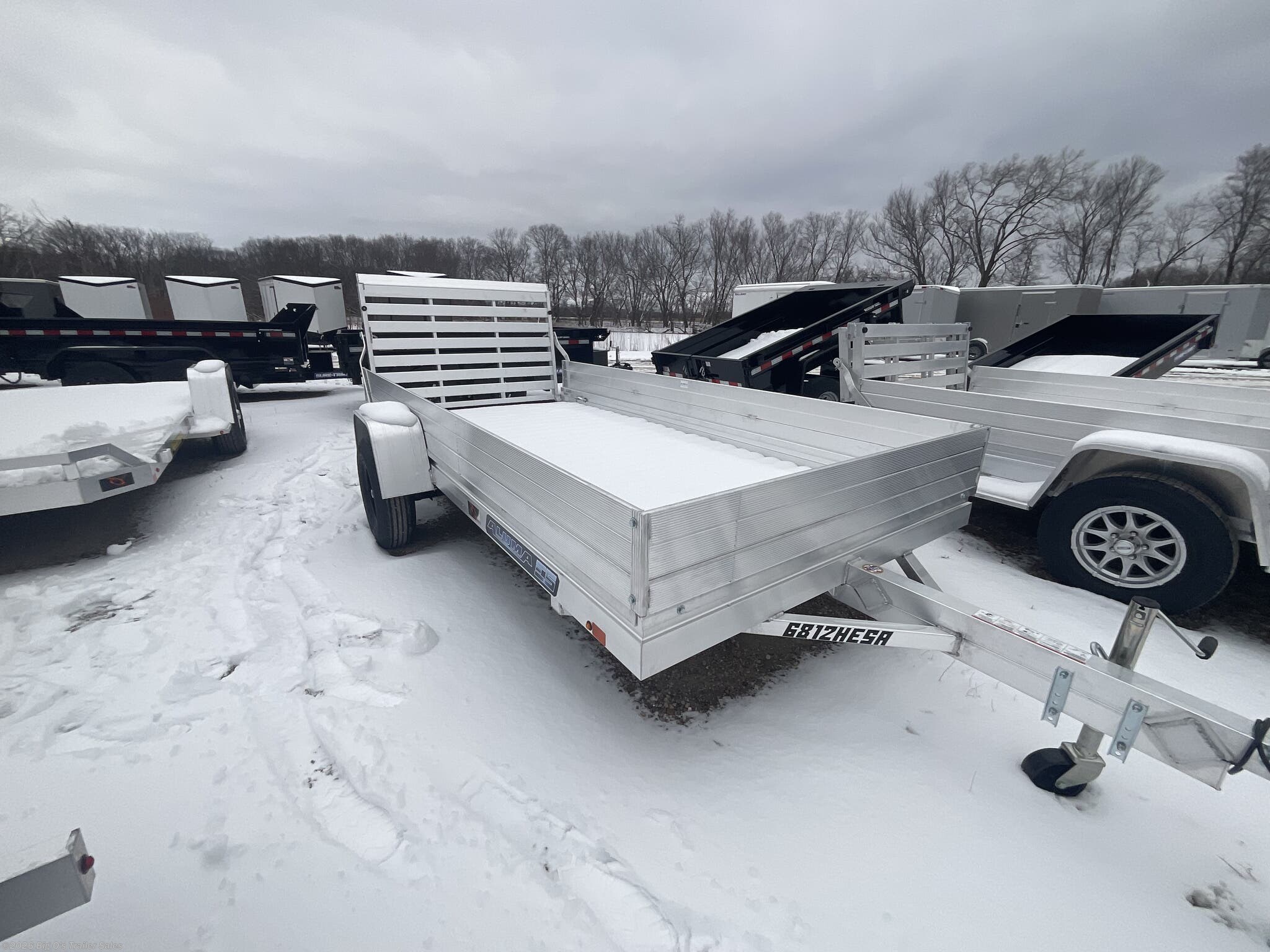 2027 Aluma 6812H-ESA-S - New Utility Trailer for sale by Big O's Trailer Sales in Portage, Wisconsin