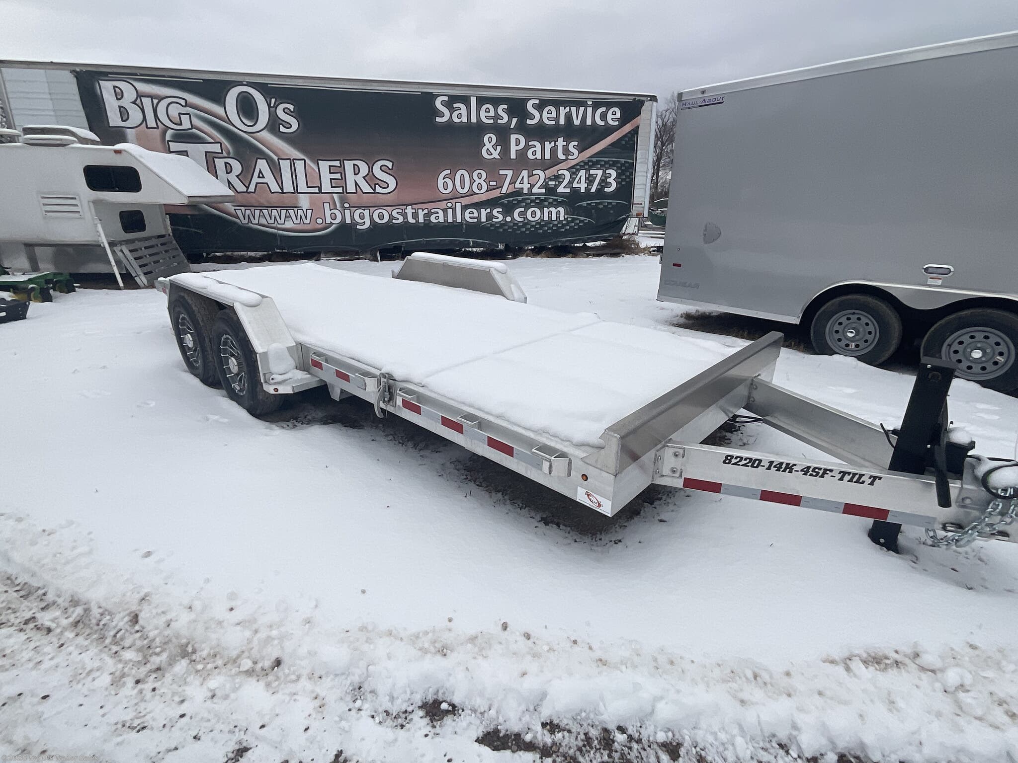 2027 Aluma 8220-14K-4SF-TILT - New Equipment Trailer for sale by Big O's Trailer Sales in Portage, Wisconsin