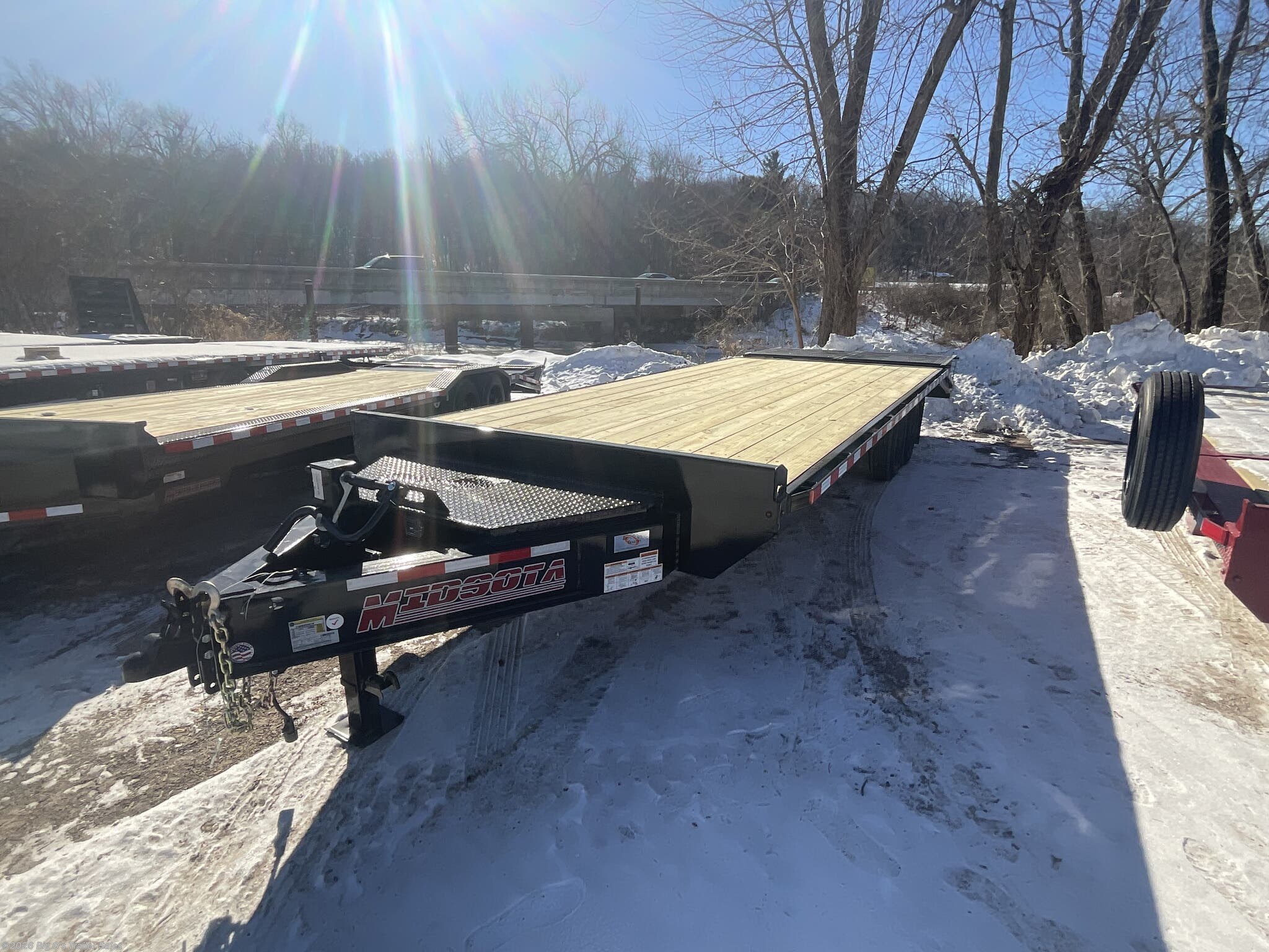 2026 Midsota NFBGD24-BP-176 - New Deckover/Flat Deck Trailer for sale by Big O's Trailer Sales in Portage, Wisconsin