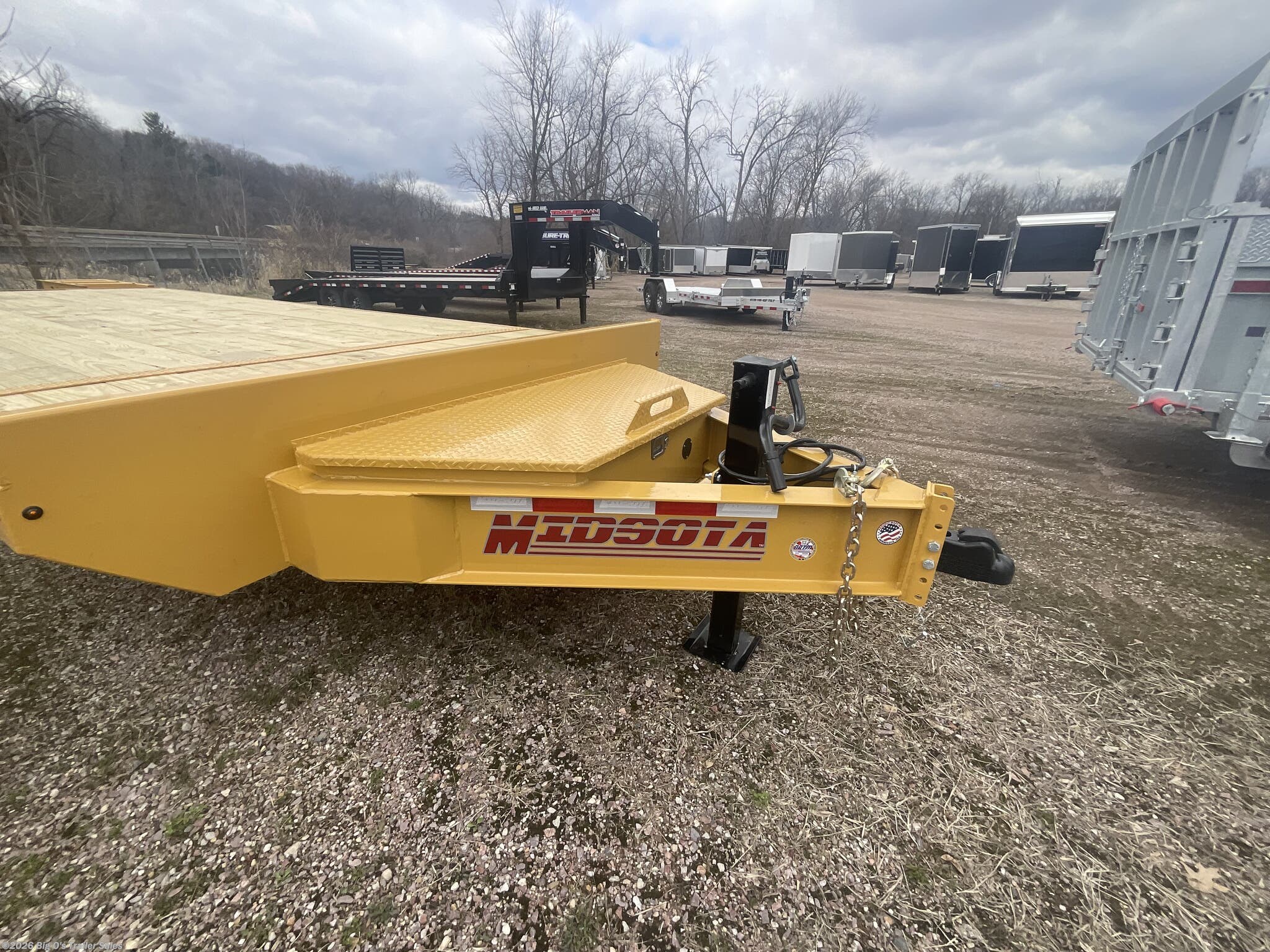 2026 Midsota NFBGD26-BP-154 - New Deckover/Flat Deck Trailer for sale by Big O's Trailer Sales in Portage, Wisconsin