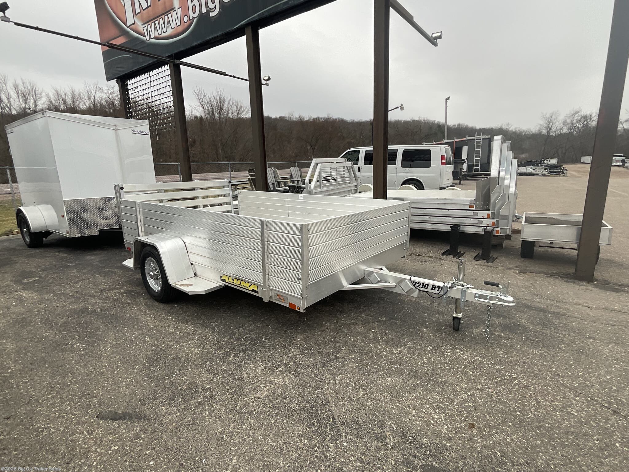 2026 Aluma 7210S-BT - New Utility Trailer for sale by Big O's Trailer Sales in Portage, Wisconsin