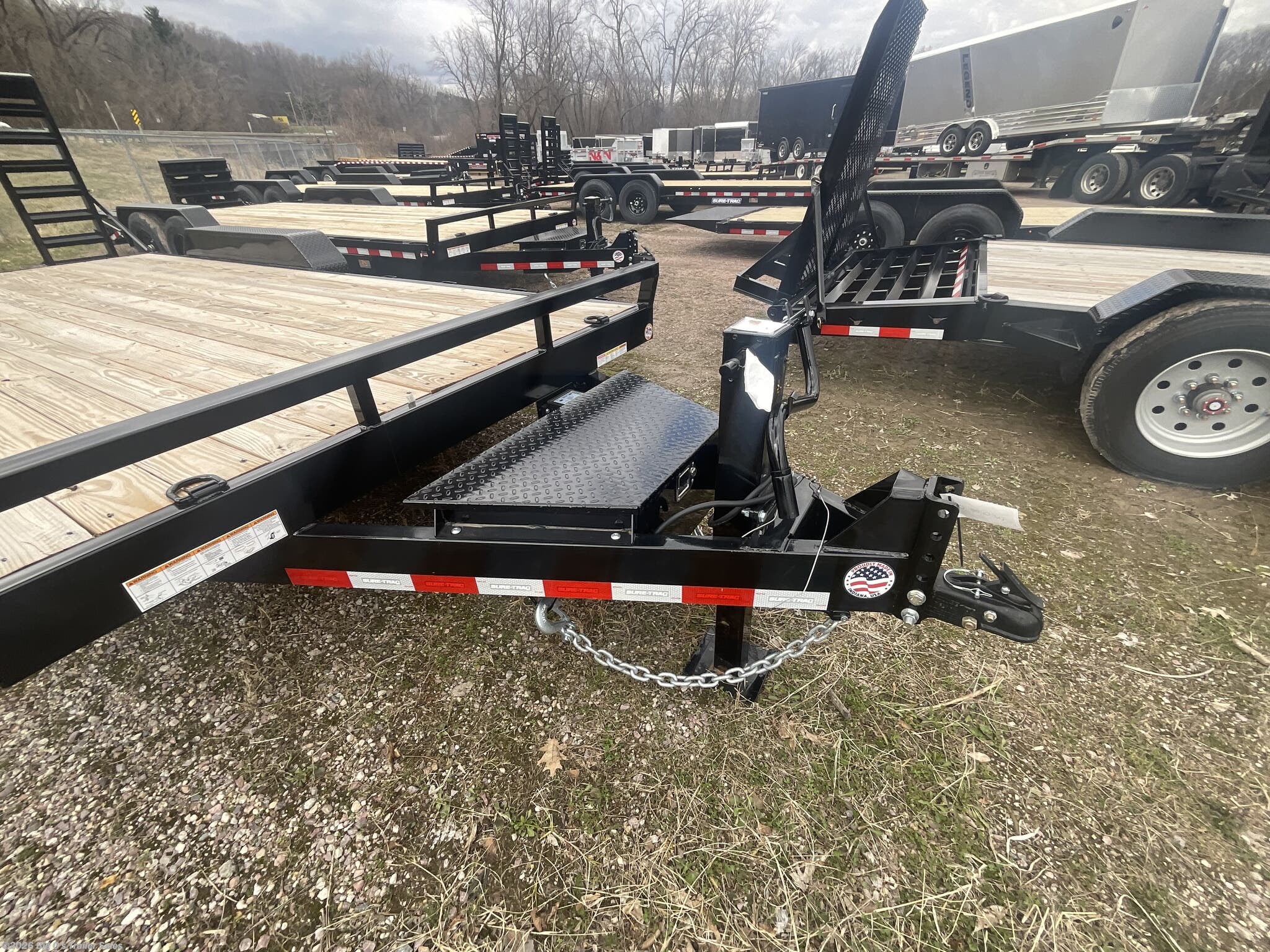 2026 Sure-Trac ST8218ET-B-140 - New Equipment Trailer for sale by Big O's Trailer Sales in Portage, Wisconsin