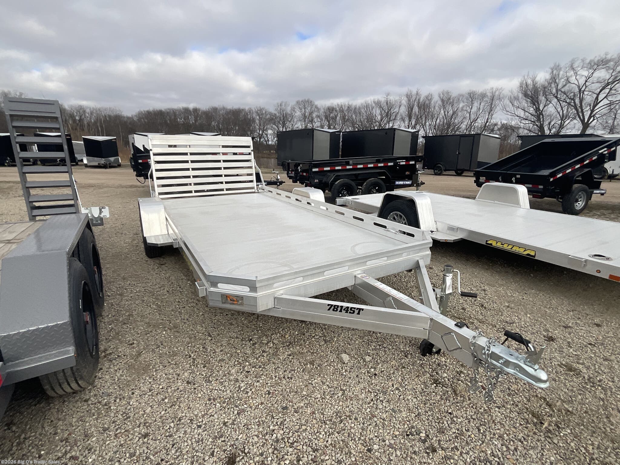 2026 Aluma 7814S-TG - New Utility Trailer for sale by Big O's Trailer Sales in Portage, Wisconsin