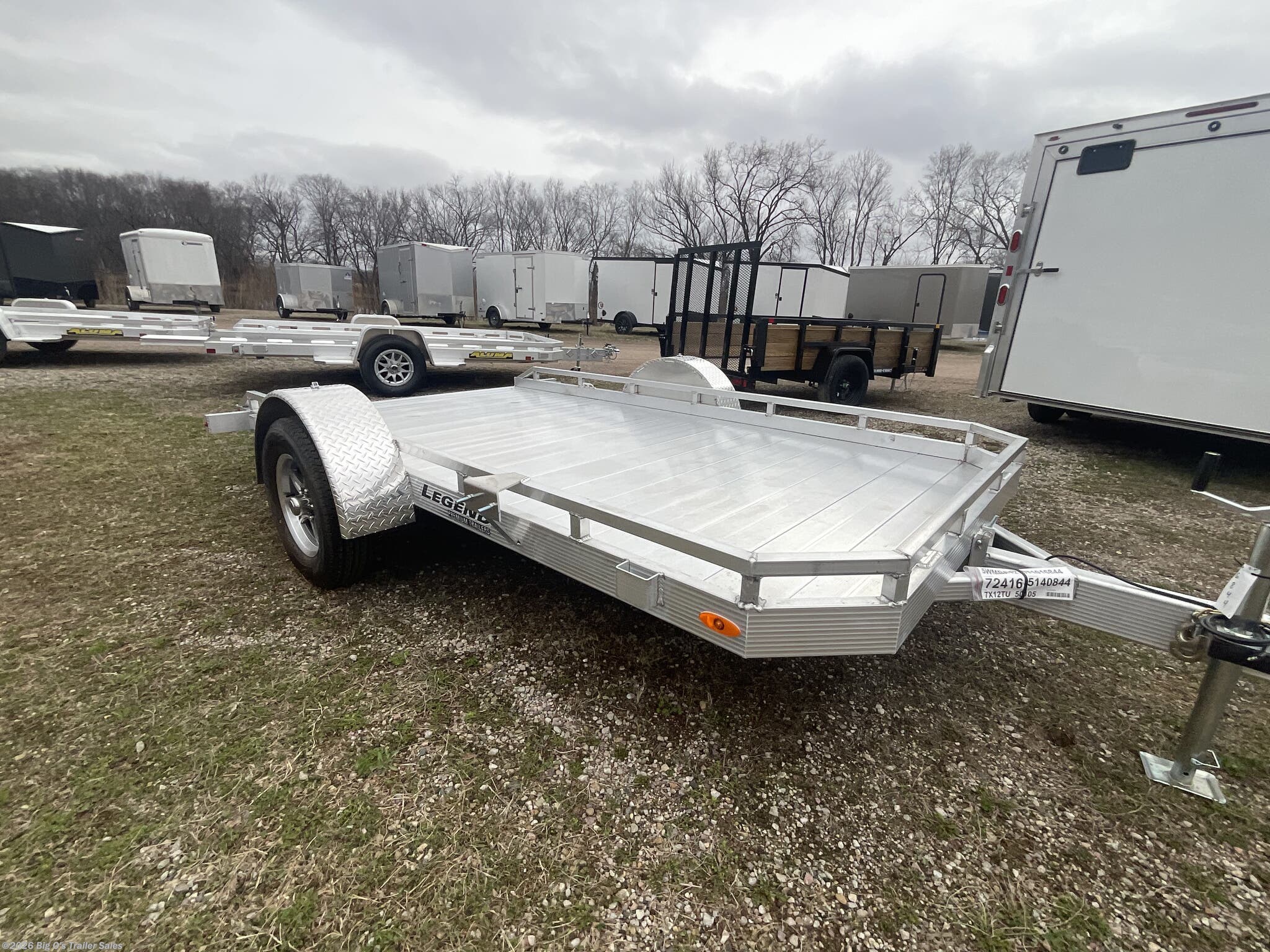 New 2026 Legend Trailers 7X12TUSA30 Tilt available in Portage, Wisconsin