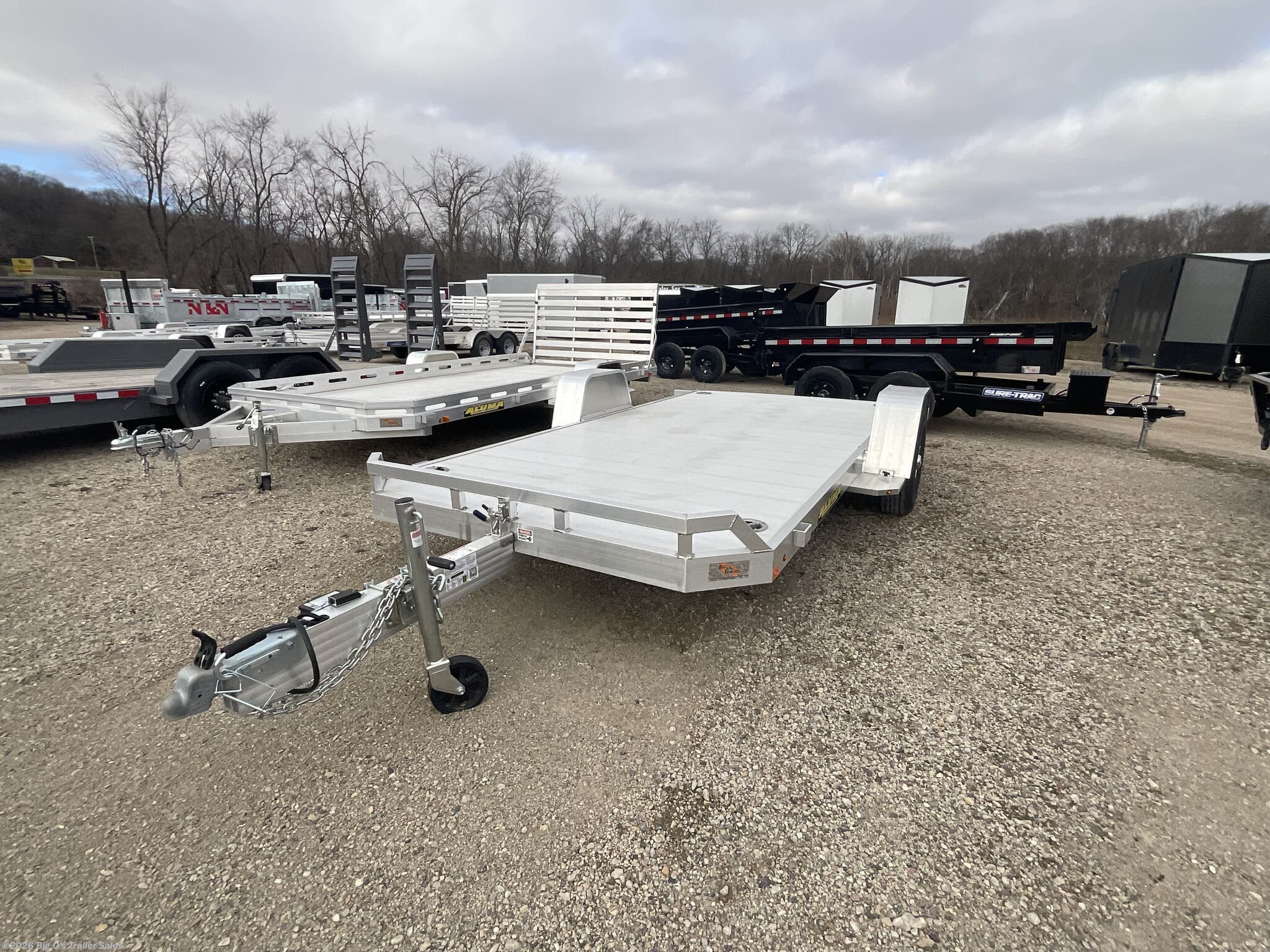 2027 Aluma 8214HS-TILT-EL-RTD - New Utility Trailer for sale by Big O's Trailer Sales in Portage, Wisconsin