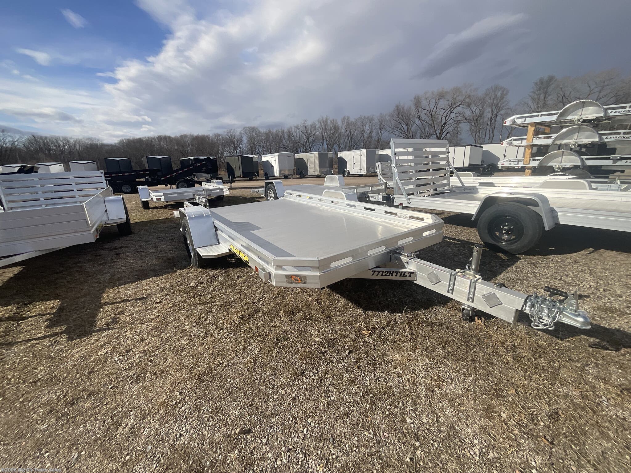 2027 Aluma 7712H TILT-S - New Utility Trailer for sale by Big O's Trailer Sales in Portage, Wisconsin