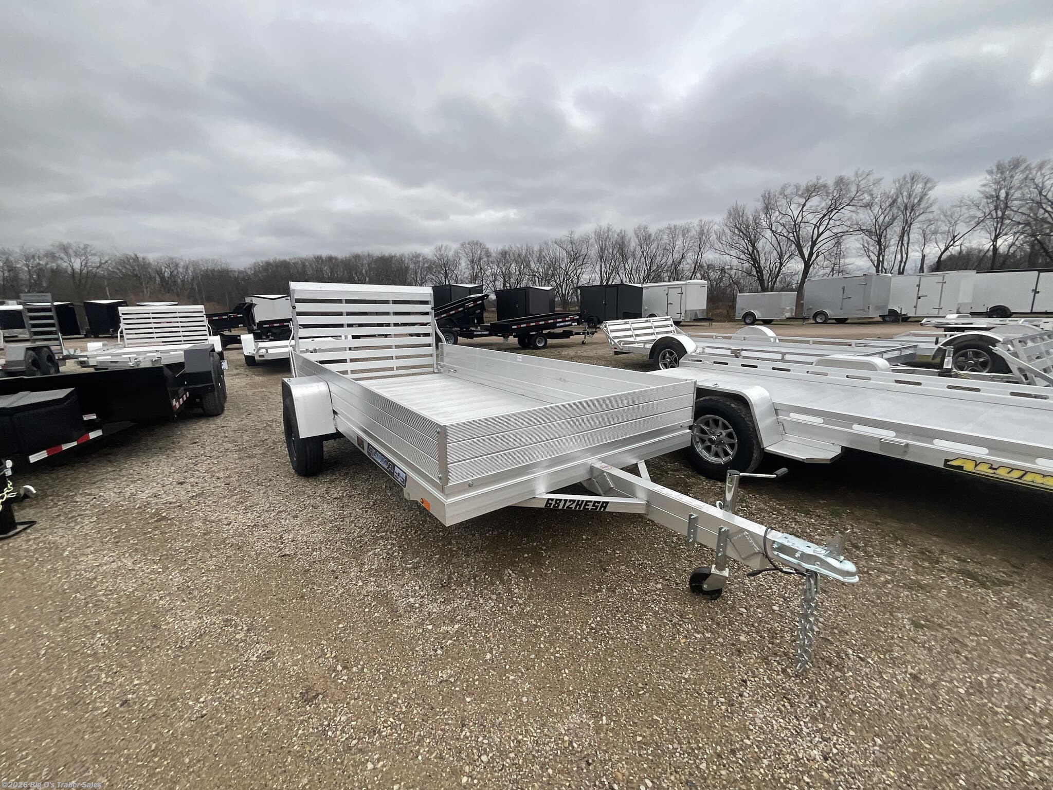 2027 Aluma 6812H-ESA-S - New Utility Trailer for sale by Big O's Trailer Sales in Portage, Wisconsin