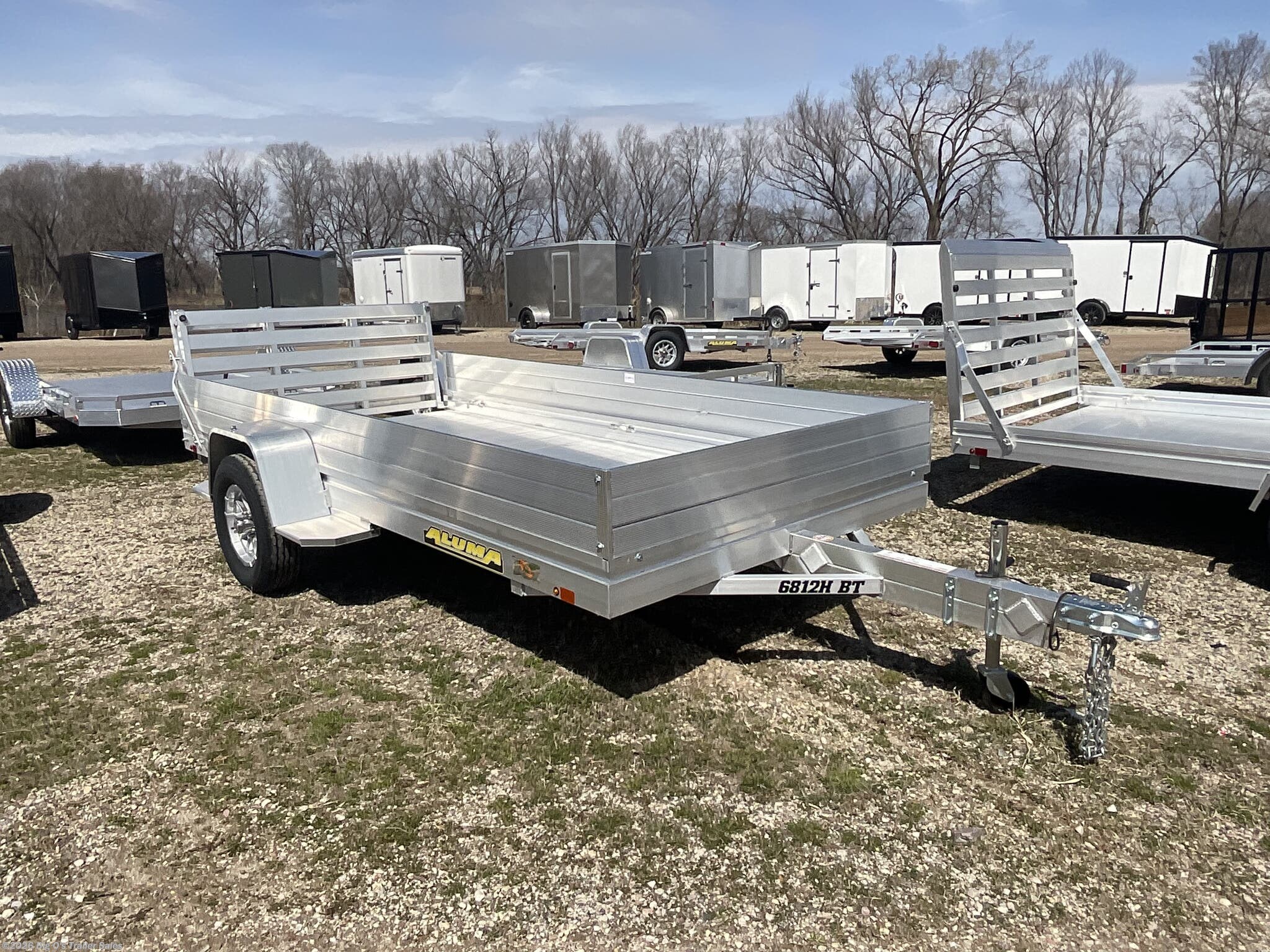 2026 Aluma 6812H-S-BT - New Utility Trailer for sale by Big O's Trailer Sales in Portage, Wisconsin