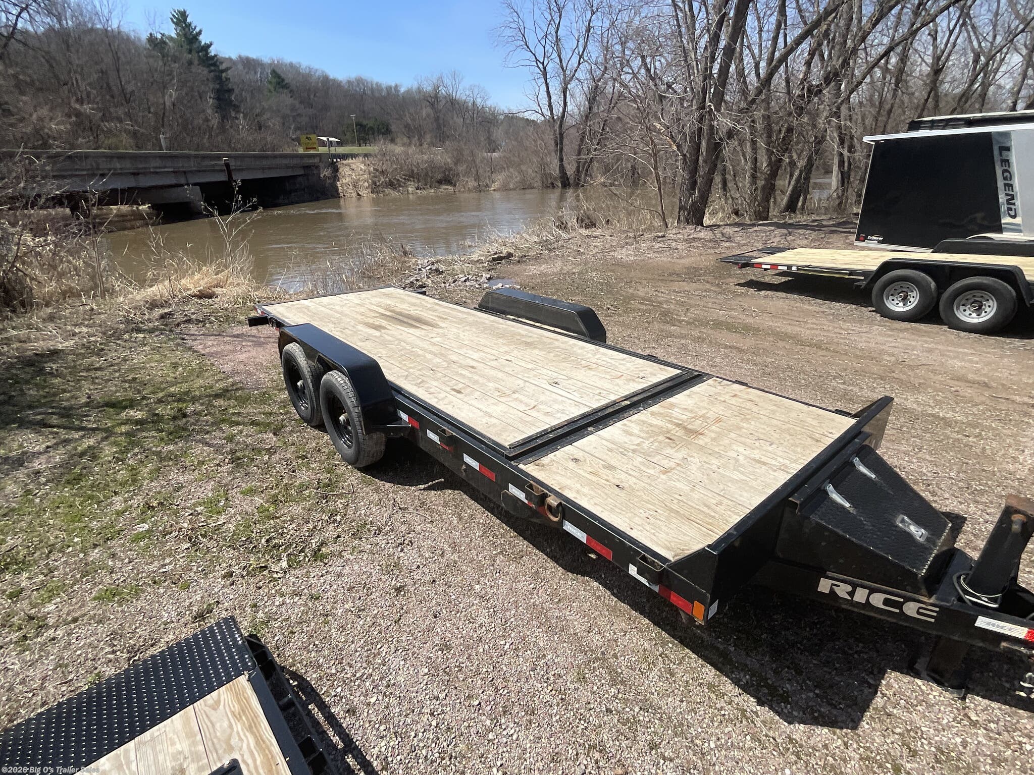 2023 Rice Trailers TRAILER 20 TILT' 14K - Used Equipment Trailer for sale by Big O's Trailer Sales in Portage, Wisconsin