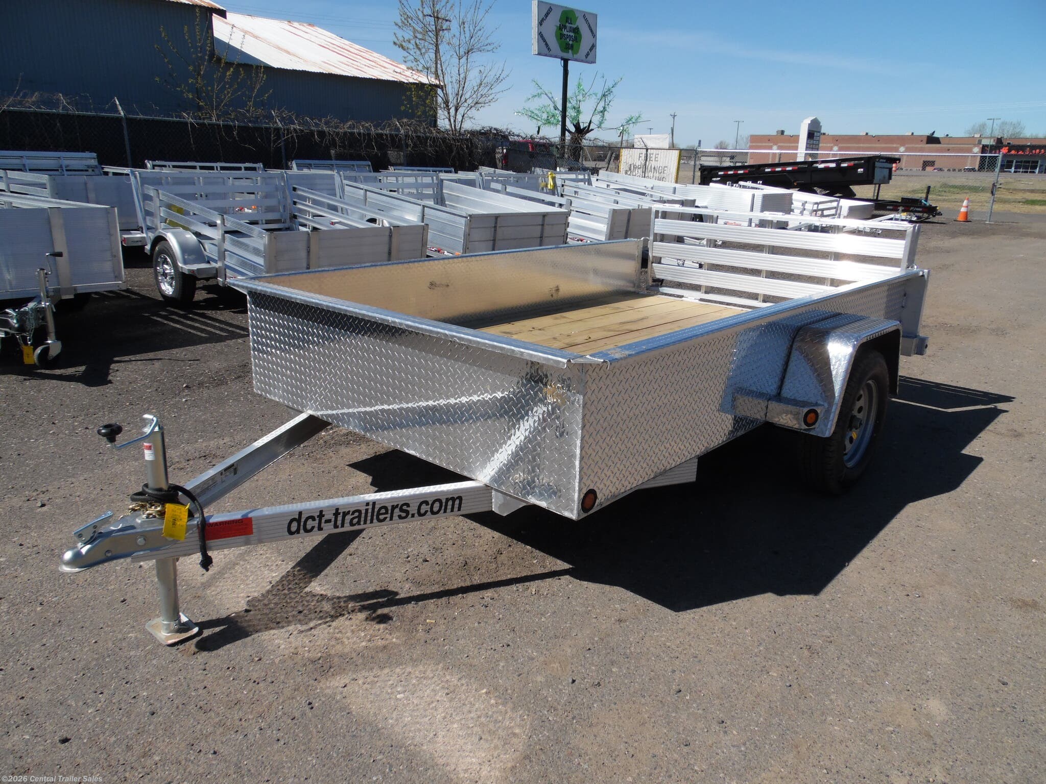 2025 Dell Rapids Custom Trailers 6x10ft Aluminum Utility Trailer