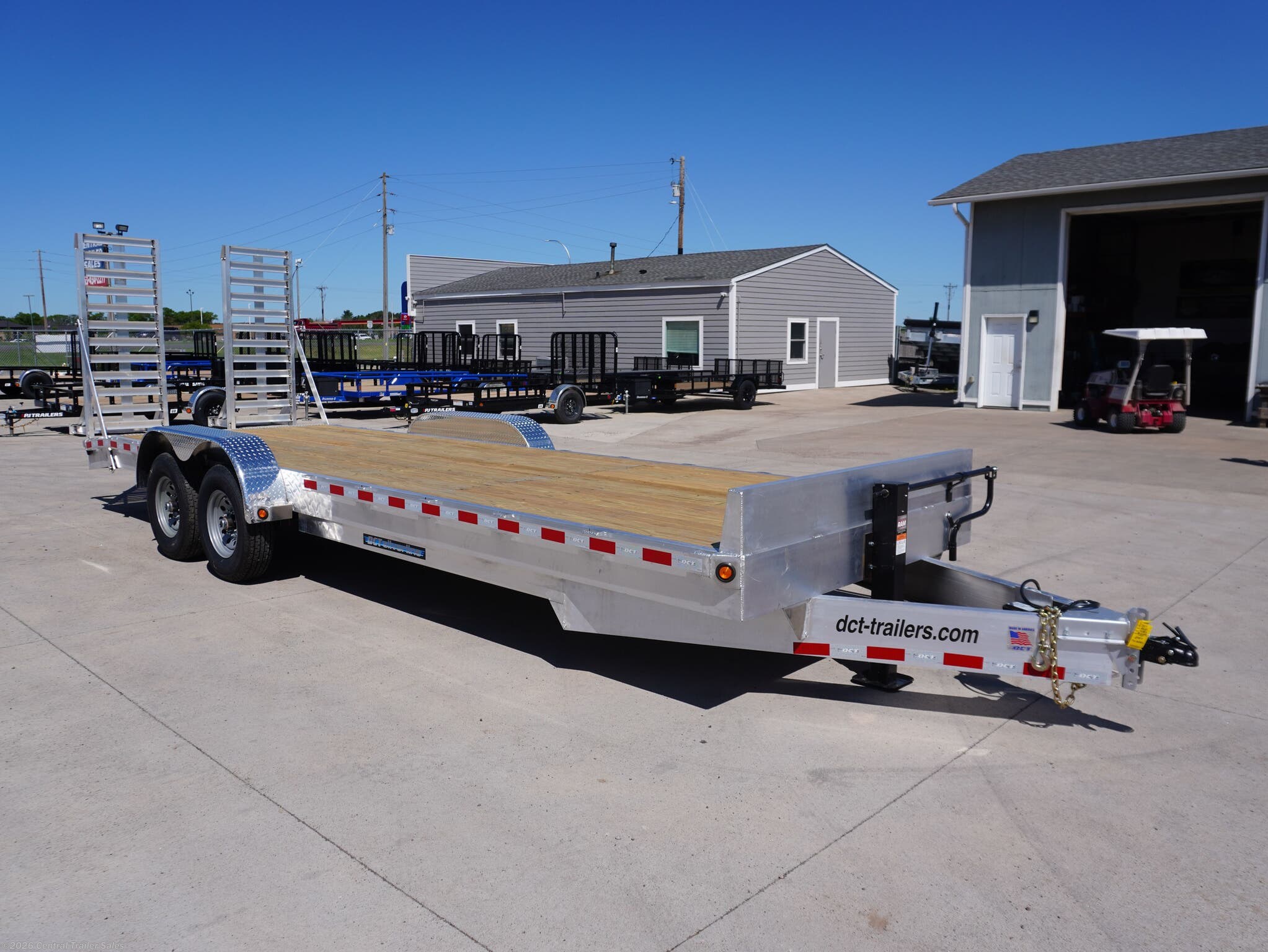 2026 Dell Rapids Custom Trailers 24ft Aluminum Equipment - New Equipment Trailer for sale by Central Trailer Sales in East Bethel, Minnesota