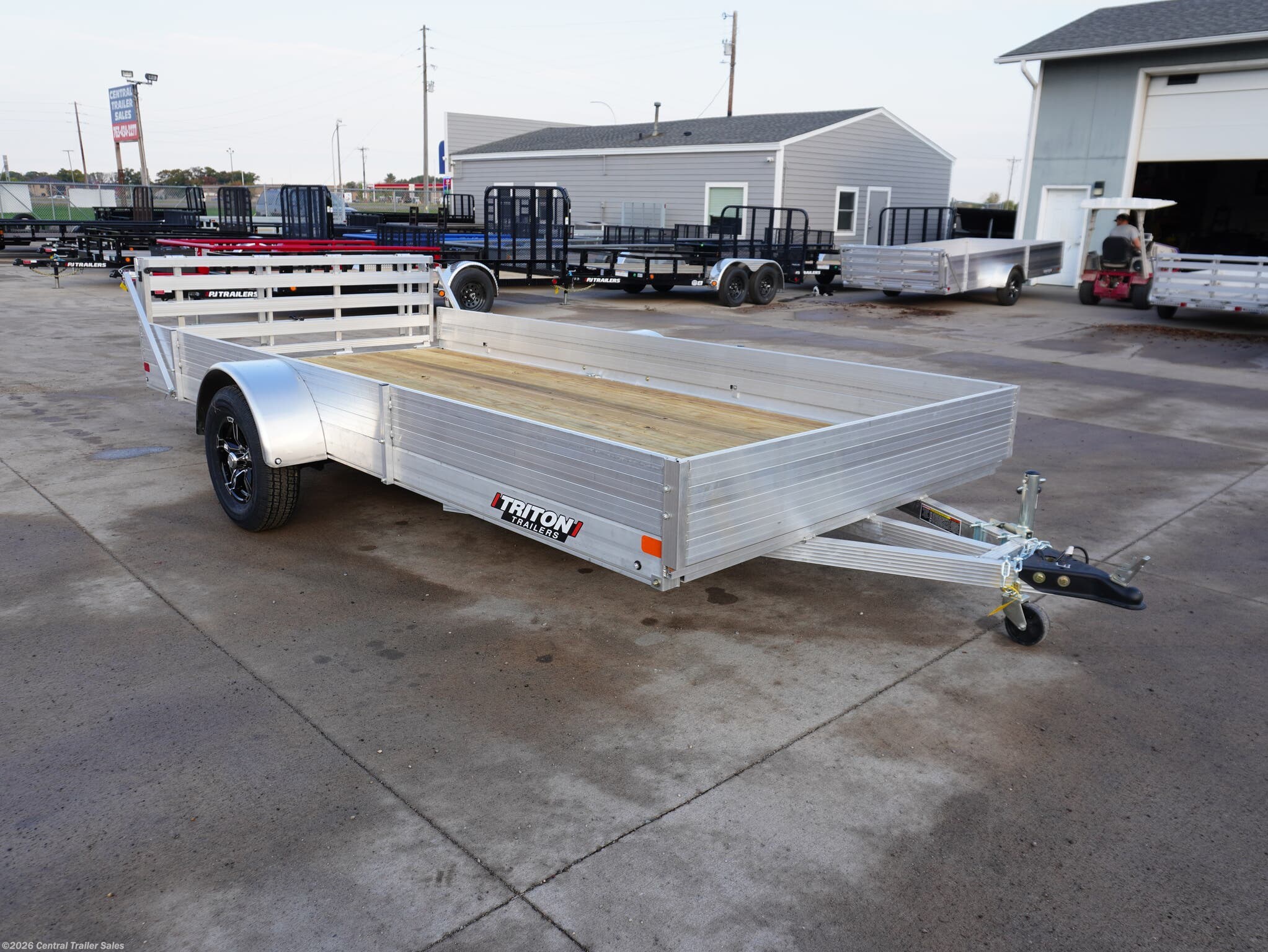2026 Triton Trailers 81"x14ft Aluminum Utility - New Utility Trailer for sale by Central Trailer Sales in East Bethel, Minnesota