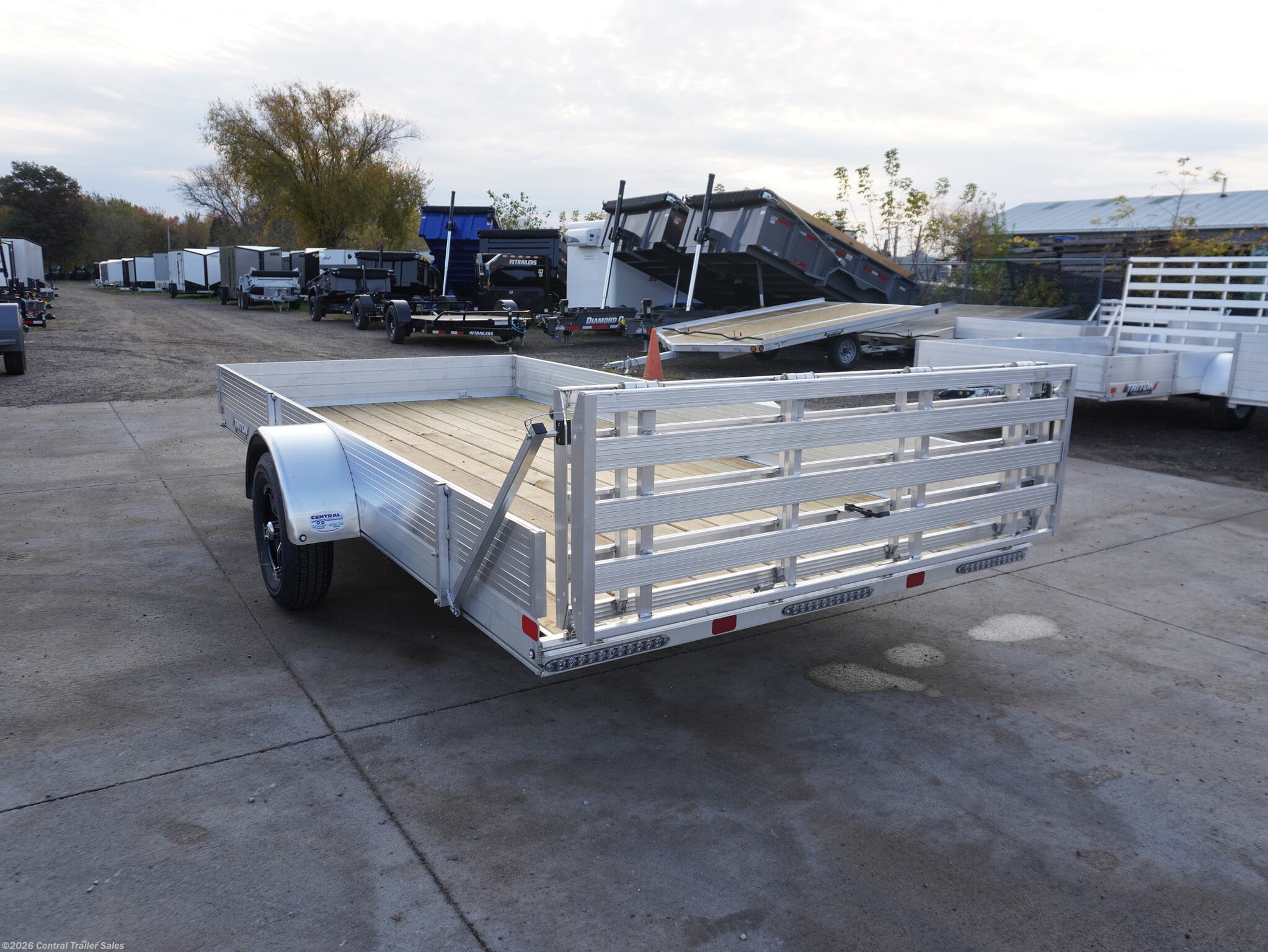 2026 81"x14ft Aluminum Utility by Triton Trailers from Central Trailer Sales in East Bethel, Minnesota
