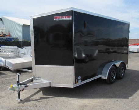 &lt;p class=&quot;MsoNormal&quot; style=&quot;margin-bottom: 0in;&quot;&gt;&lt;span style=&quot;mso-bidi-font-family: Calibri; mso-bidi-theme-font: minor-latin;&quot;&gt;Discovery Endeavor 7x14ft aluminum enclosed cargo trailer with 2ft V-front, 6ft 6in interior height, rear ramp door, side door, 3500# axles with all wheel electric brakes, 15&amp;rdquo; radial tires with aluminum wheels, full LED exterior lights, LED interior lighting with wall switch, side wall vents, 4 d-rings in floor and stabilizer jacks.&lt;/span&gt;&lt;/p&gt;