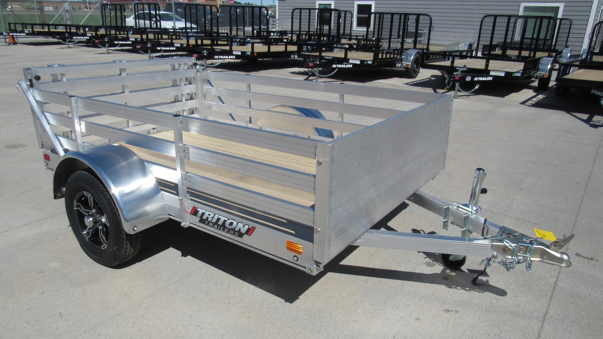 2025 Triton Trailers 64"x8ft Aluminum Utility - New Utility Trailer for sale by Central Trailer Sales in East Bethel, Minnesota