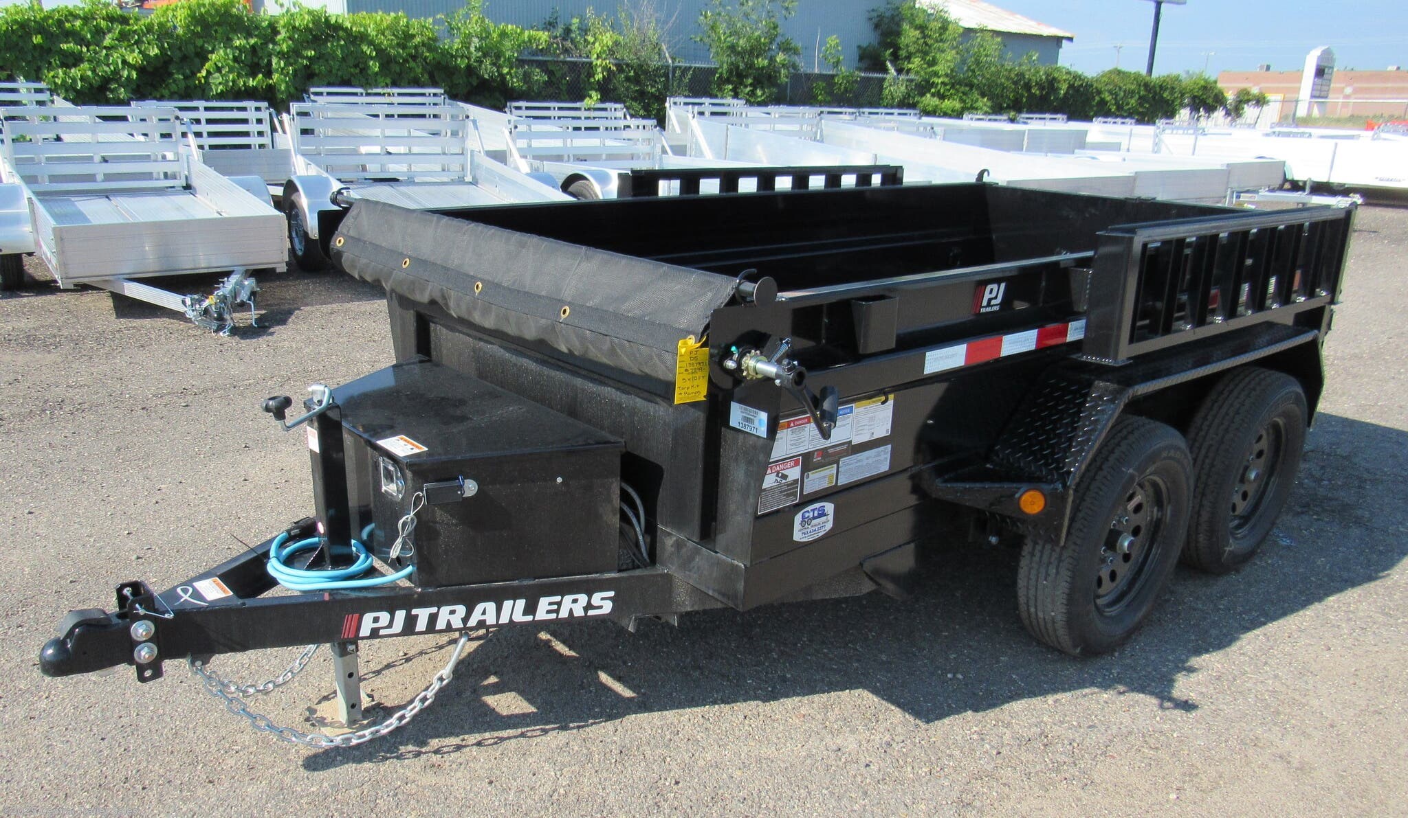 2026 PJ Trailers D5 5x10ft Utility Dump Trailer
