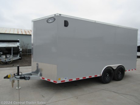 &lt;p&gt;CellTech 8.5X16ft Enclosed Cargo/Toy Hauler Trailer with 7ft Interior Height and 7000# Torsion Axles.&lt;/p&gt;
&lt;ul&gt;
&lt;li&gt;7000# Torsion Axles&lt;/li&gt;
&lt;li&gt;Electric Brakes&lt;/li&gt;
&lt;li&gt;ST235/80R16 10 Ply Tires&lt;/li&gt;
&lt;li&gt;6&quot; Galvanized Steel Tube Main Frame (Double Tube)&lt;/li&gt;
&lt;li&gt;16&quot; o/c Crossmembers&lt;/li&gt;
&lt;li&gt;2-5/16&quot; Adjustable Coupler&lt;/li&gt;
&lt;li&gt;HD Drop Leg Jack&lt;/li&gt;
&lt;li&gt;Flow Through Vent System&lt;/li&gt;
&lt;li&gt;Wall Mounted Vertical E-Track (8pcs)&lt;/li&gt;
&lt;li&gt;Roof Mounted Vertical E-Track (2pcs)&lt;/li&gt;
&lt;li&gt;Anti-Skid Coating on Floor and Ramp&lt;/li&gt;
&lt;li&gt;Finished Interior&lt;/li&gt;
&lt;li&gt;All LED Lights&lt;/li&gt;
&lt;li&gt;7-way Bergman Plug&lt;/li&gt;
&lt;li&gt;LED Brake Away Kit&lt;/li&gt;
&lt;li&gt;36&quot; Side Door w/Flush Lock &amp;amp; Barlock&lt;/li&gt;
&lt;li&gt;(4) D-Rings*&lt;/li&gt;
&lt;/ul&gt;
&lt;p&gt;*Upgraded Feature&lt;/p&gt;
&lt;div class=&quot;elementor-element elementor-element-a6e3a59 elementor-widget elementor-widget-heading&quot; data-id=&quot;a6e3a59&quot; data-element_type=&quot;widget&quot; data-widget_type=&quot;heading.default&quot;&gt;
&lt;div class=&quot;elementor-widget-container&quot;&gt;
&lt;p class=&quot;elementor-heading-title elementor-size-default&quot;&gt;The CellTech Difference - Our Patented CellTech Panels Hold Up Where Aluminum Does Not.&lt;/p&gt;
&lt;/div&gt;
&lt;/div&gt;
&lt;div class=&quot;elementor-element elementor-element-bfea5de elementor-widget elementor-widget-text-editor&quot; data-id=&quot;bfea5de&quot; data-element_type=&quot;widget&quot; data-widget_type=&quot;text-editor.default&quot;&gt;
&lt;div class=&quot;elementor-widget-container&quot;&gt;
&lt;p&gt;Constructed from patented CellTech panels, our trailers are unlike any other trailer on the road.&lt;/p&gt;
&lt;ul&gt;
&lt;li&gt;High Bending stiffness to weight ratio.&lt;/li&gt;
&lt;li&gt;Extremely durable (10 year warranty!)&lt;/li&gt;
&lt;li&gt;Made in the USA&lt;/li&gt;
&lt;li&gt;Patented&lt;/li&gt;
&lt;li&gt;Skins are hot-dipped galvanized 80ksi steel with an anti-corrosion primer and poly topcoat.&lt;/li&gt;
&lt;li&gt;Core is hot-dipped galvanized steel bonded to the skins with toughened structural adhesive.&lt;/li&gt;
&lt;/ul&gt;
&lt;/div&gt;
&lt;/div&gt;