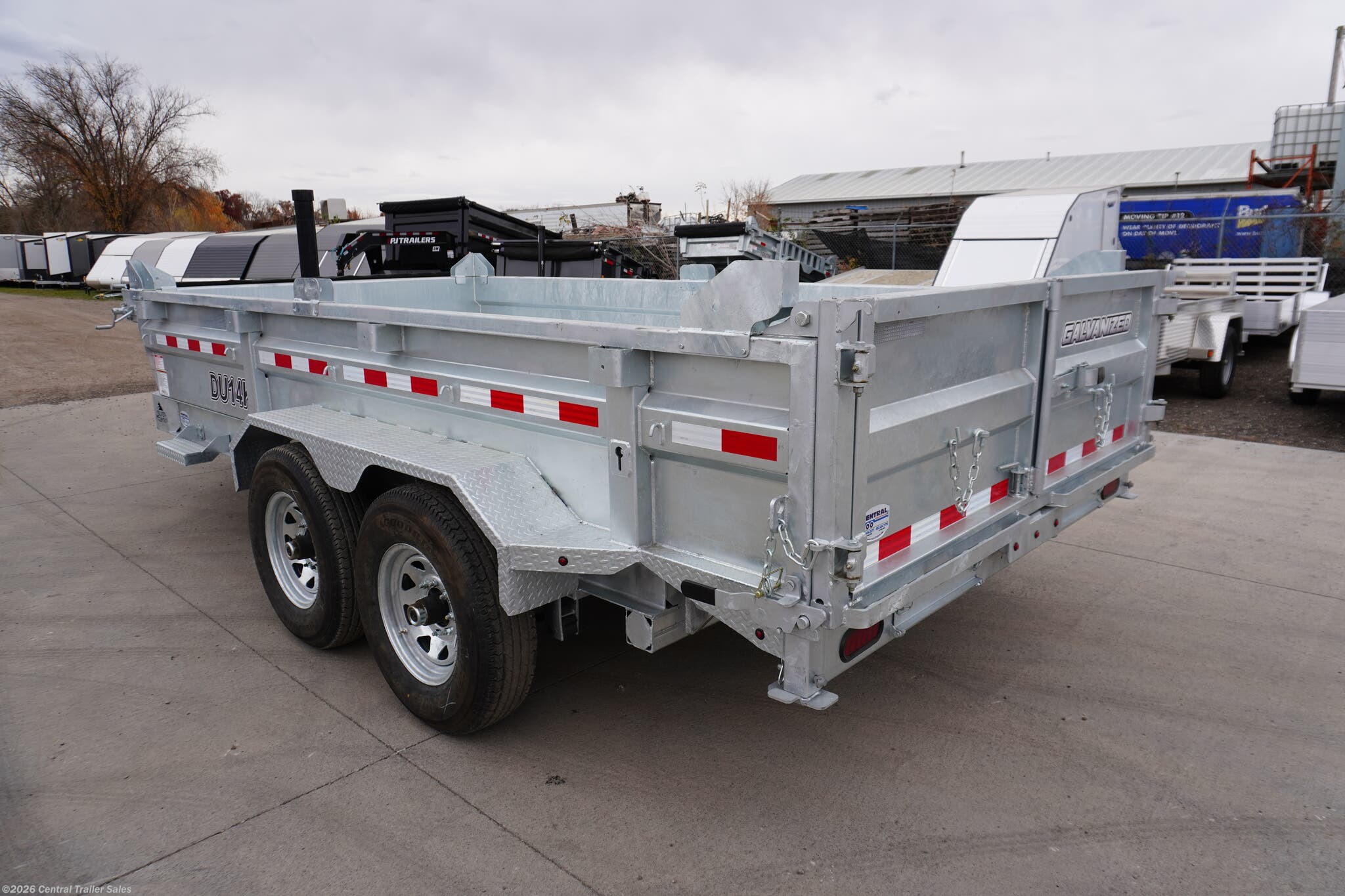 2025 83"x14ft Galvanized Dump by Silver Mountain Trailers from Central Trailer Sales in East Bethel, Minnesota