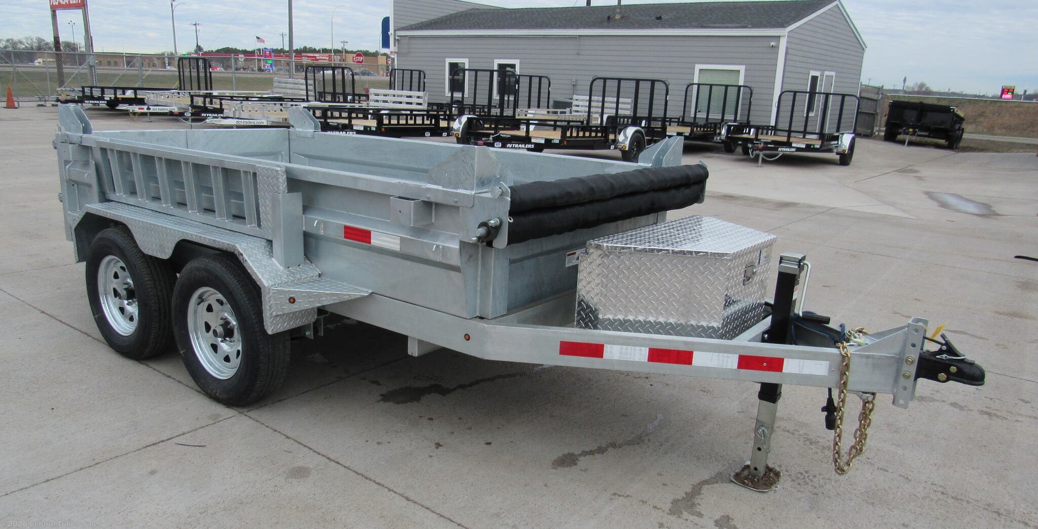 2025 Silver Mountain Trailers 5x10ft Galvanized Dump - New Dump Trailer for sale by Central Trailer Sales in East Bethel, Minnesota