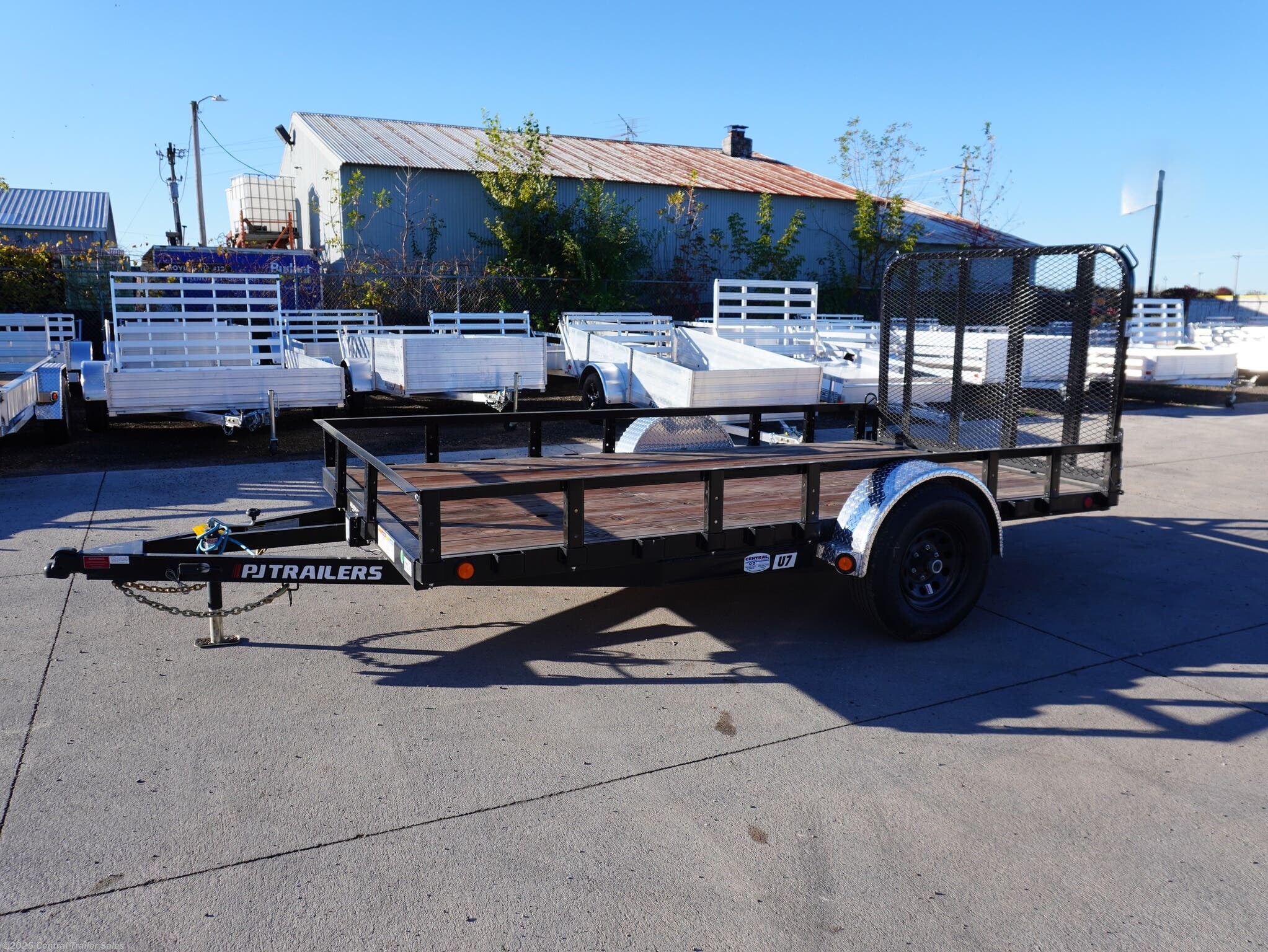2025 PJ Trailers U7 77"x12ft Utility Trailer
