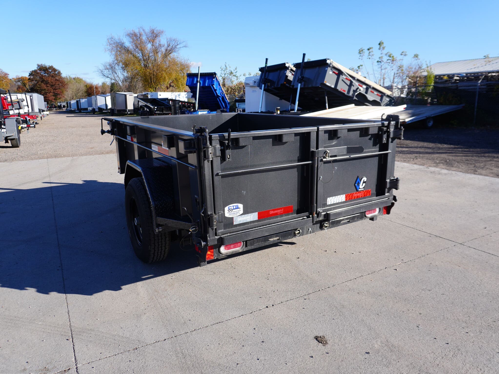 2024 GST 106 5x8ft Dump by Diamond C from Central Trailer Sales in East Bethel, Minnesota