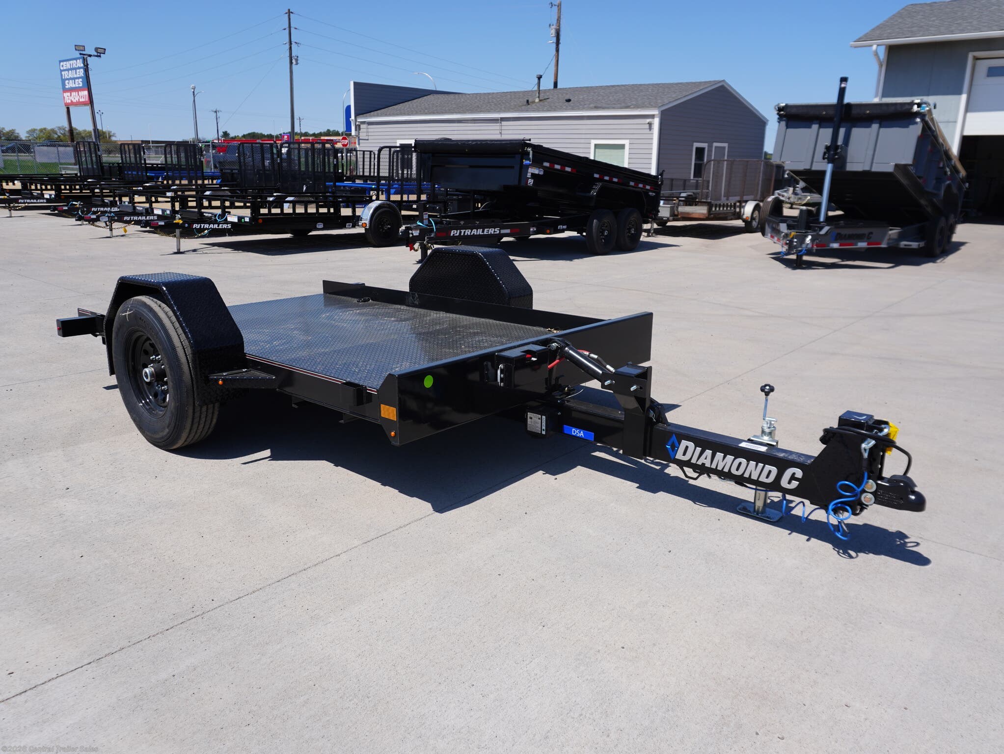 2025 Diamond C DSA 107 77"x10ft Tilt - New Tilt Deck Trailer for sale by Central Trailer Sales in East Bethel, Minnesota