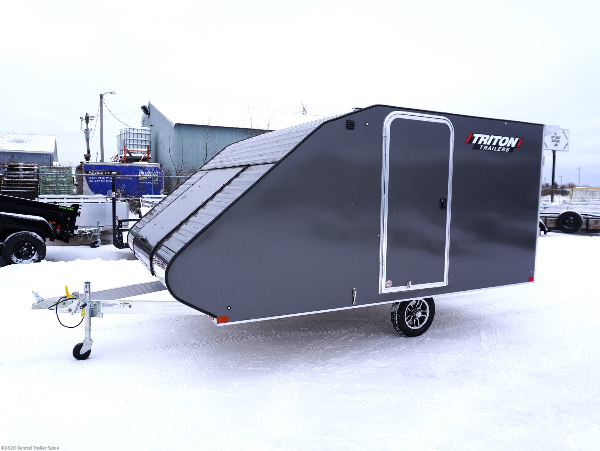 2026 Triton Trailers TC128 8.5x12ft Enclosed Snowmobile Trailer