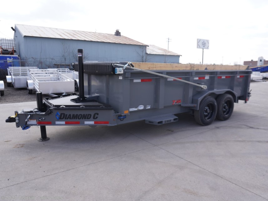 New 2025 Diamond C LPT207 82&quot;x16ft Dump Trailer - 14.9K GVWR available in East Bethel, Minnesota