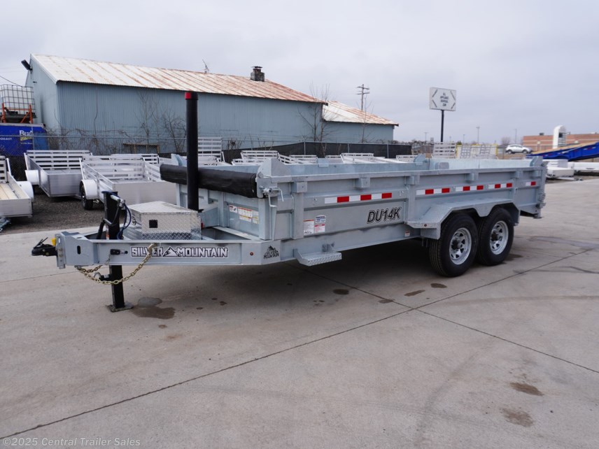New 2025 Silver Mountain Trailers 83&quot;x16ft Galvanized Dump Trailer, 14k available in East Bethel, Minnesota
