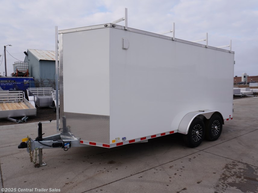 New 2024 CellTech 7x16ft Galvanized Enclosed Cargo Trailer available in East Bethel, Minnesota