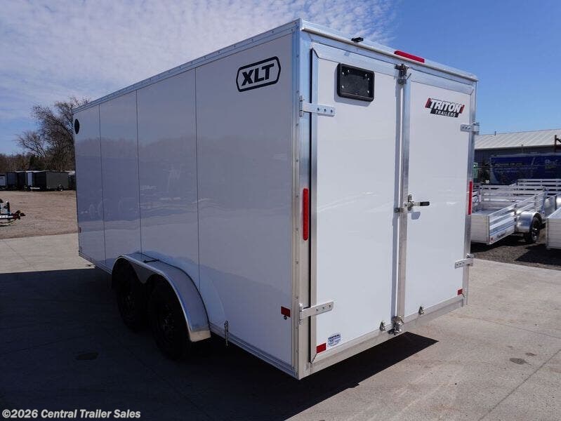 2025 XLT 7'4"x16ft Aluminum Enclosed Barn Doors by Triton Trailers from Central Trailer Sales in East Bethel, Minnesota