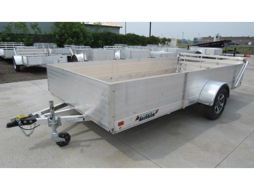 New 2025 Triton Trailers FIT Series 81&quot;x14ft Aluminum Utility Trailer available in East Bethel, Minnesota