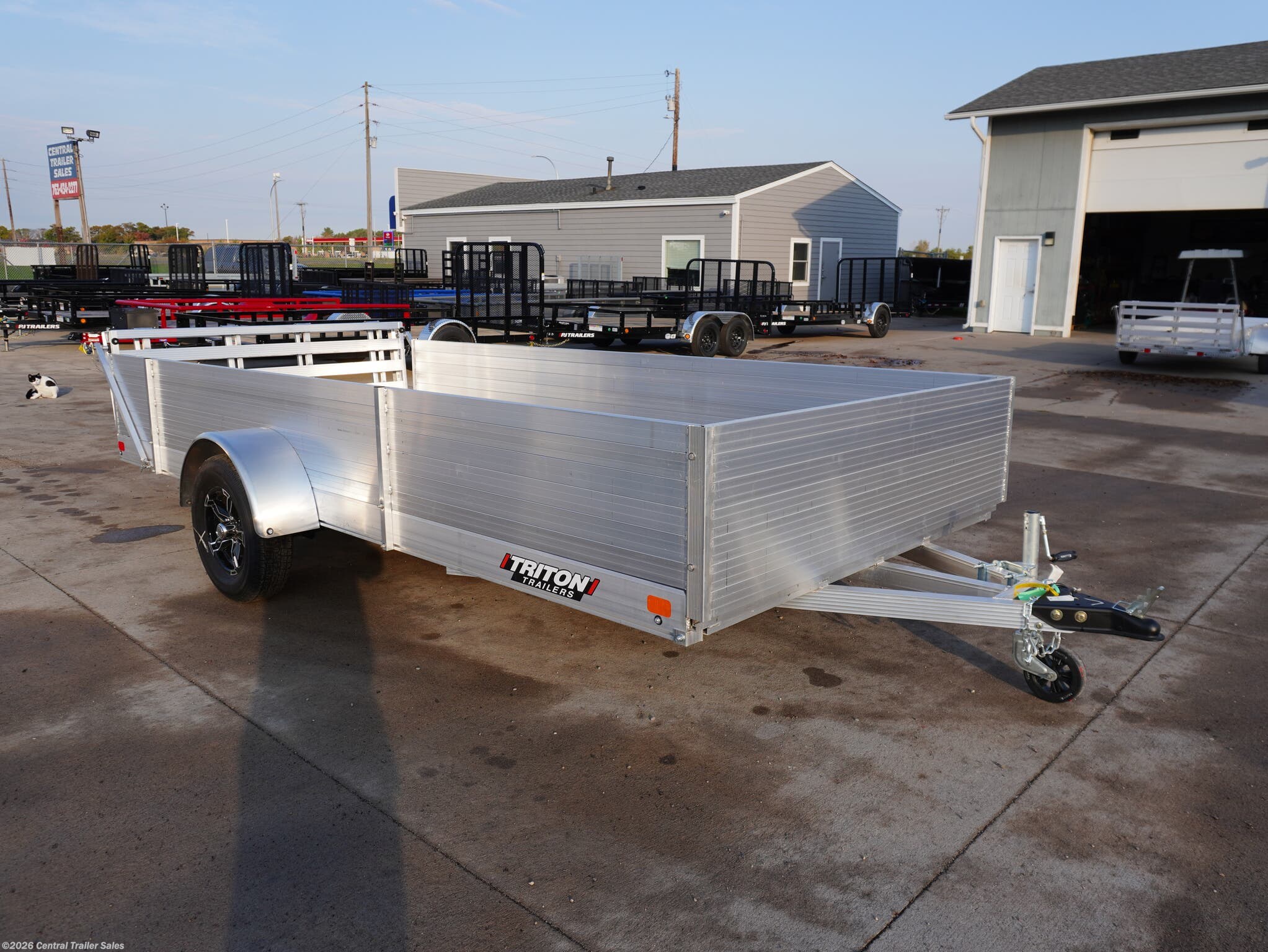 2025 Triton Trailers 81"x14ft Aluminum Utility - New Utility Trailer for sale by Central Trailer Sales in East Bethel, Minnesota